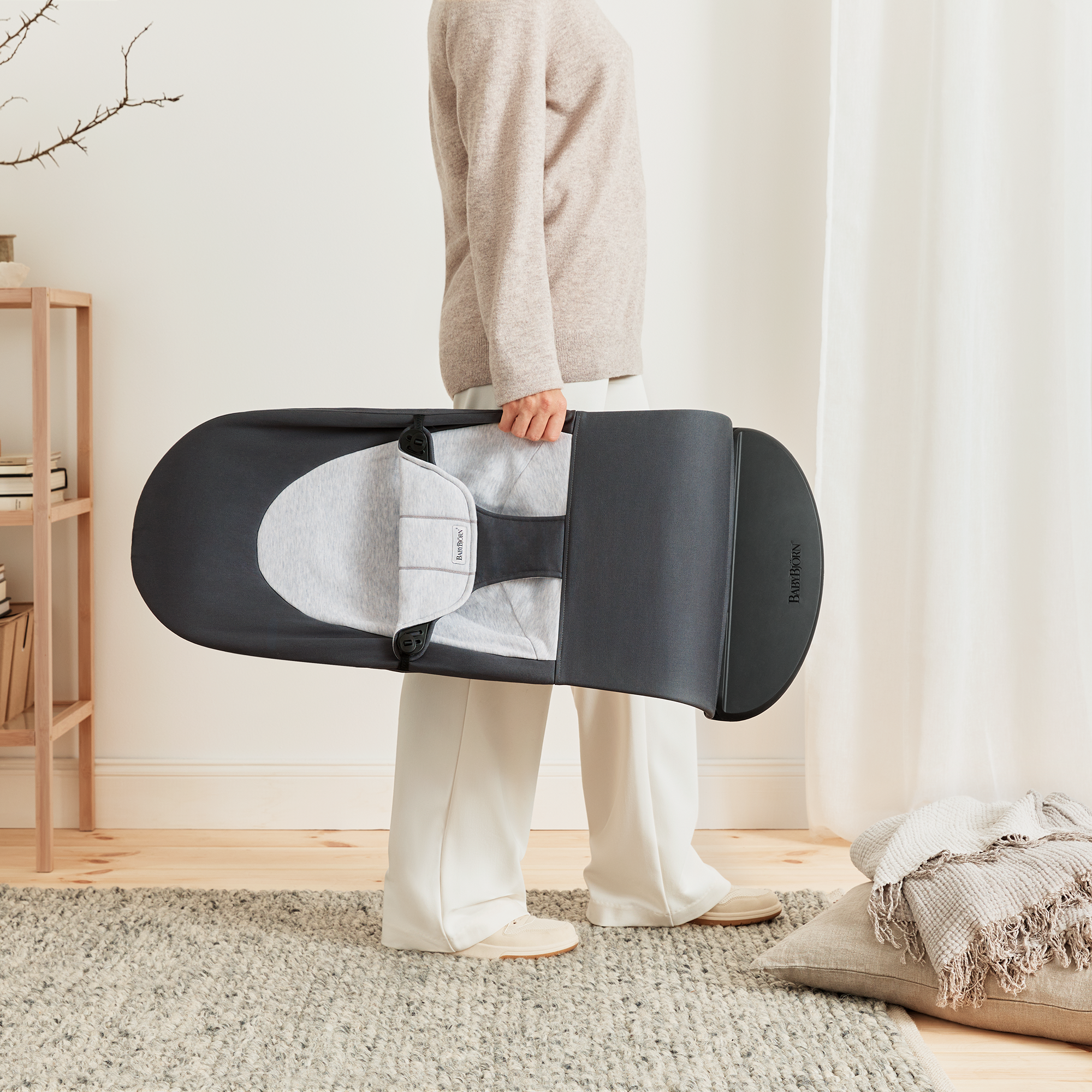 Wippen, BABYBJÖRN, Grau – Produktansicht