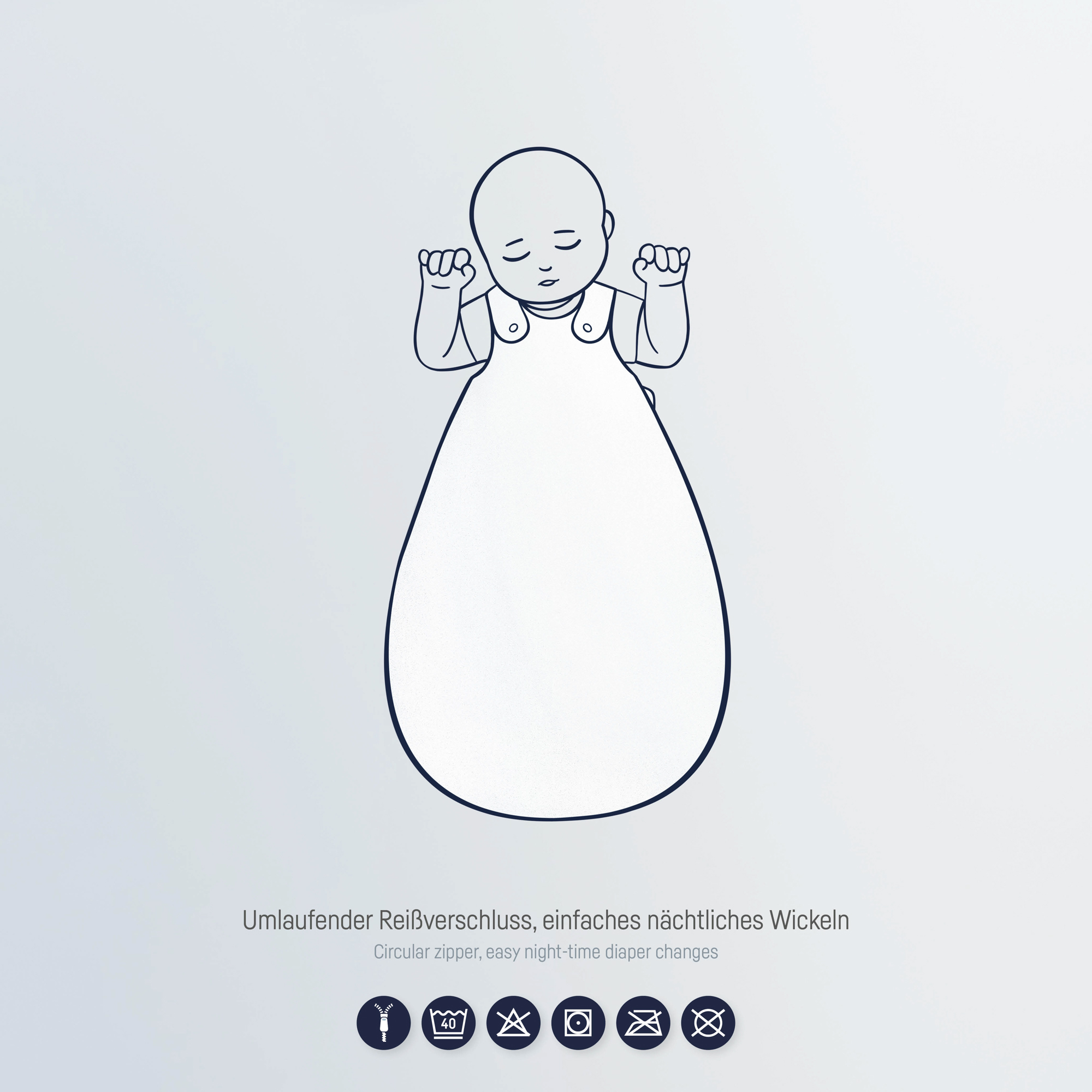 Ganzjahresschlafsäcke, Zöllner, Beige – Produktansicht