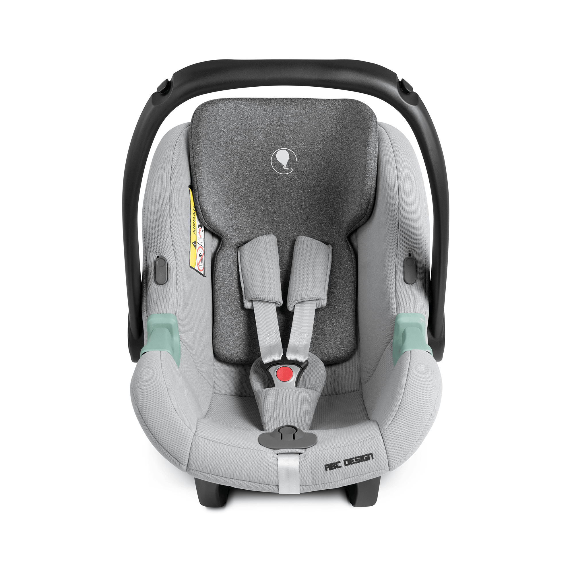 Babyschalen 0-13 kg, Gruppe 0+, ABC DESIGN, Grau – Produktansicht