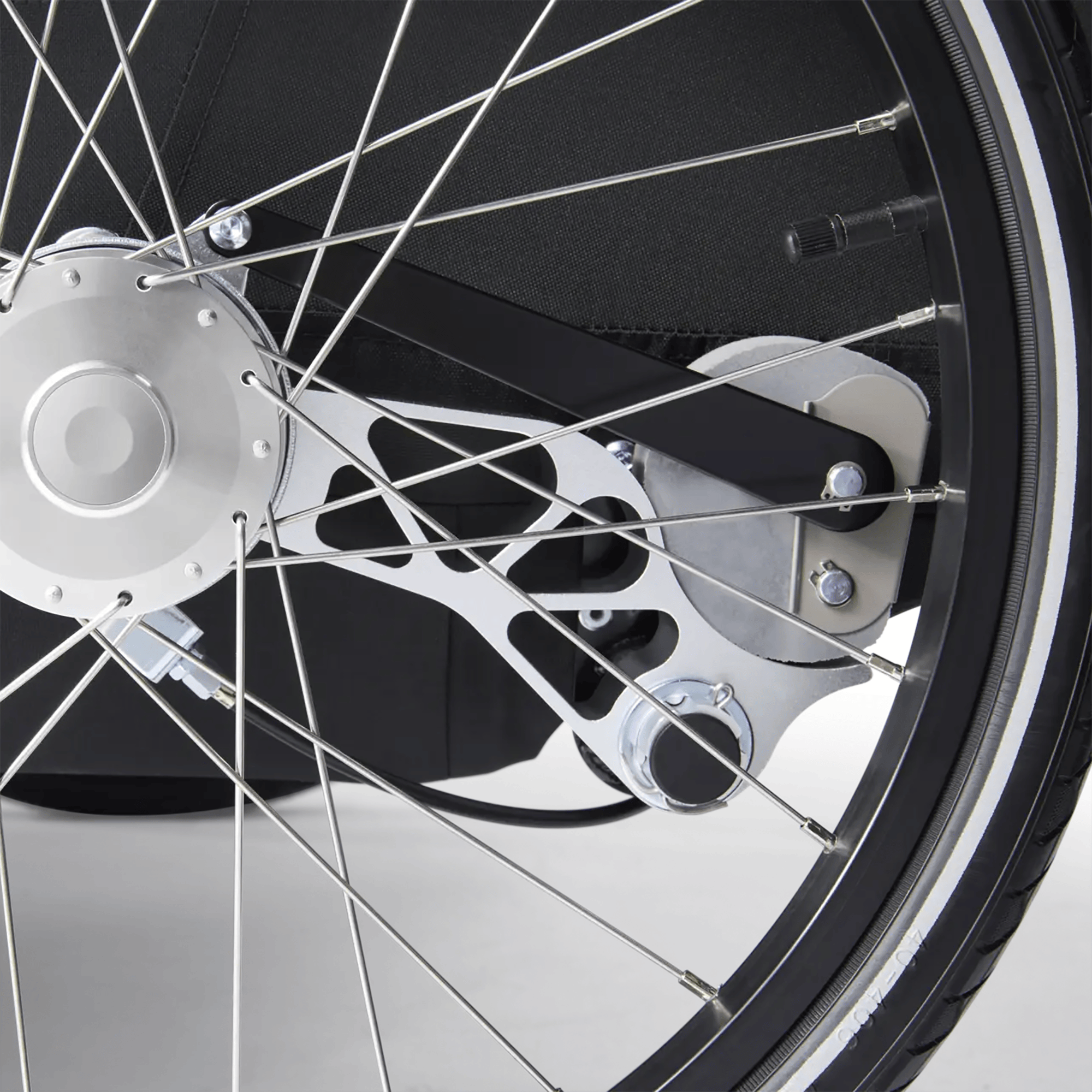 Fahrradanhänger, Croozer, Schwarz – Produktansicht