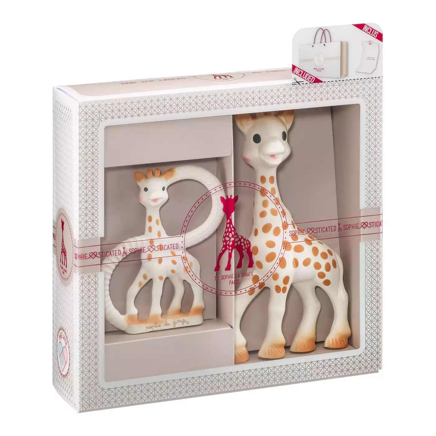 Beißringe, SOPHIE GIRAFE, Weiß – Produktansicht