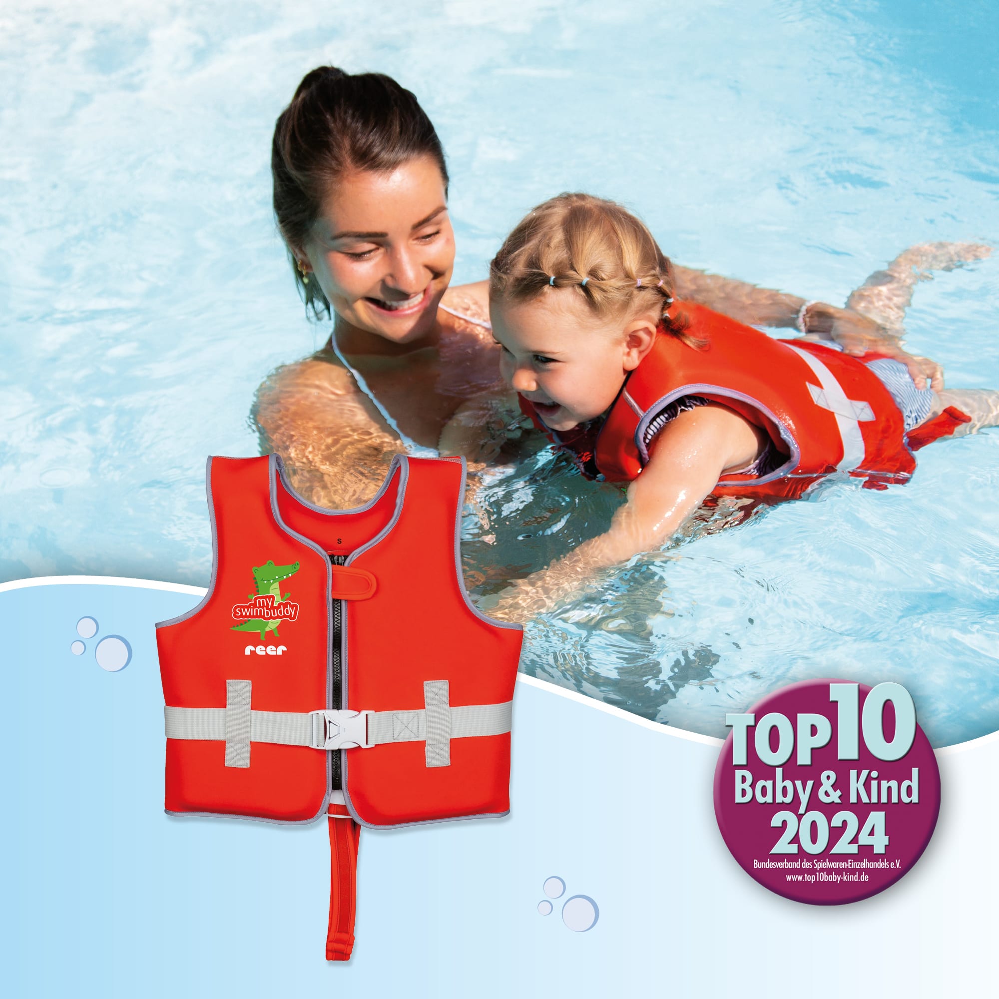 Schwimmflügel & Schwimmhilfen, reer, Rot – Produktansicht
