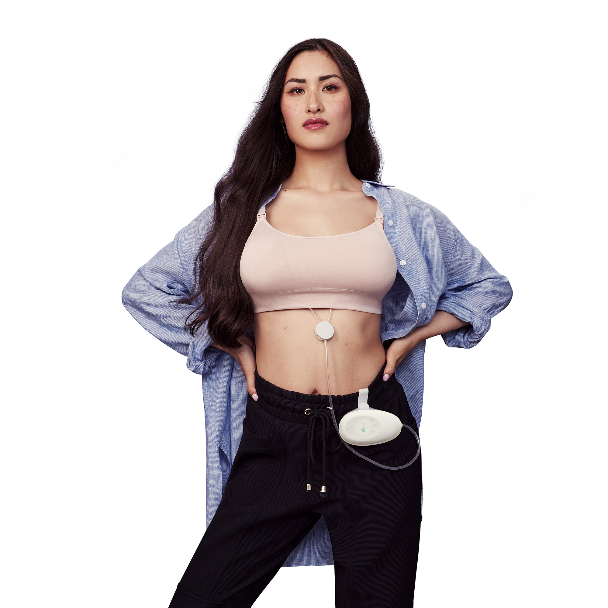 Milchpumpen, elvie, Transparent – Produktansicht