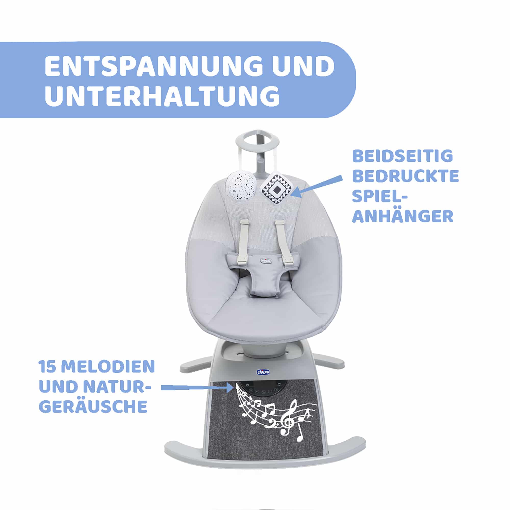 Wippen, chicco, Grau – Produktansicht