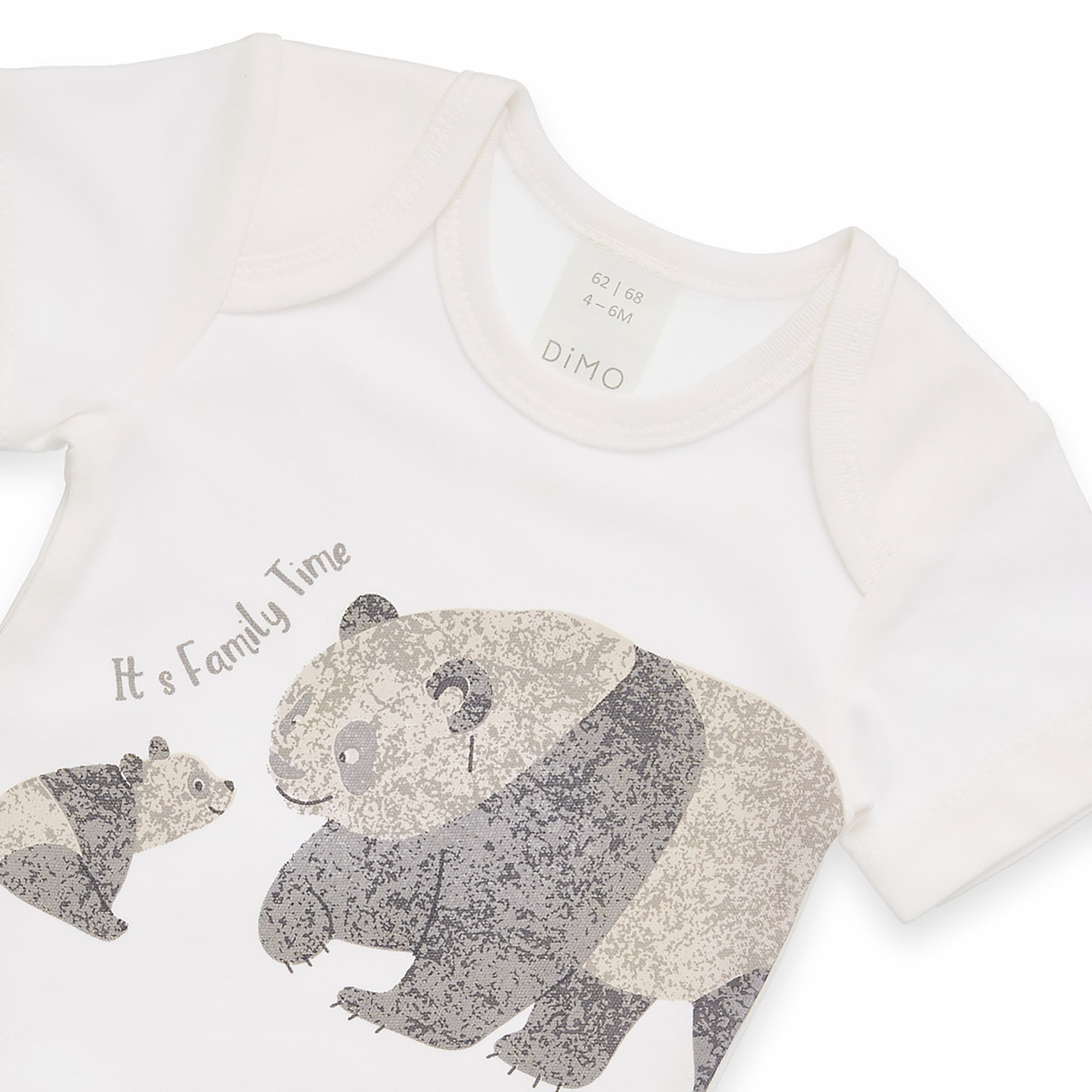 Kurzarmbodys, DIMO, Weiß – Produktansicht