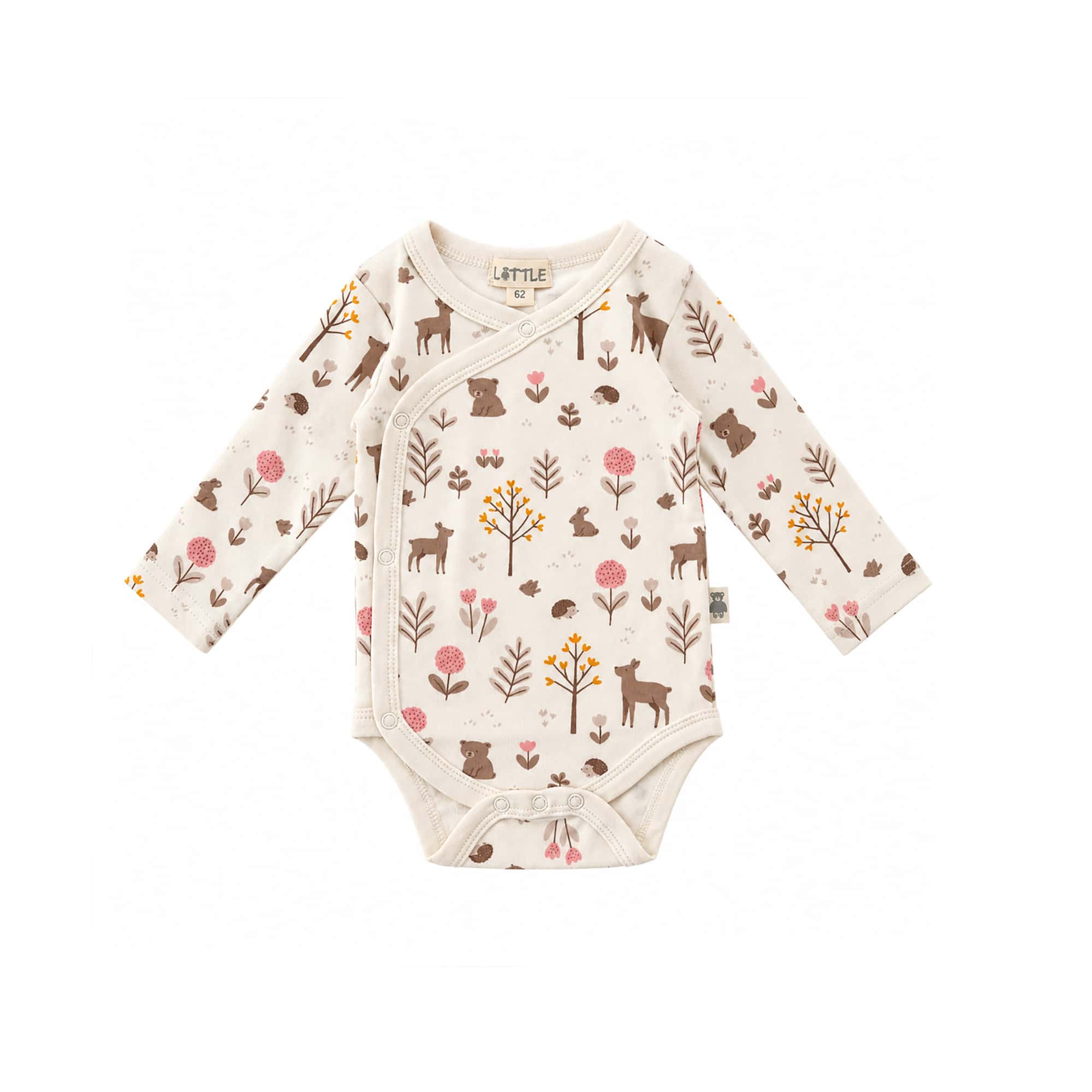 Wickelbodys, LITTLE, Pink – Besonderheit: aus 100% Baumwolle