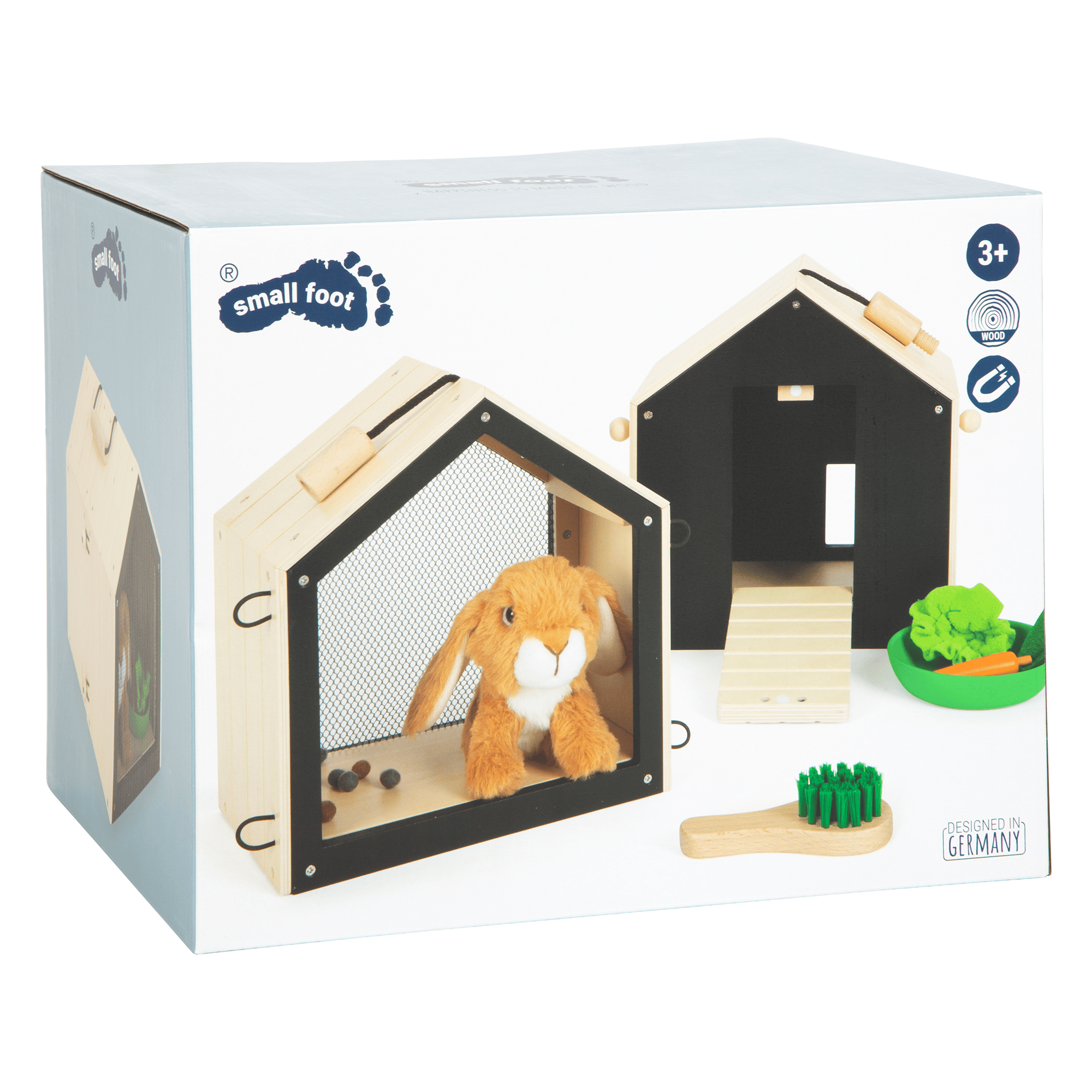 Holzfiguren, small foot, Mehrfarbig – Produktansicht