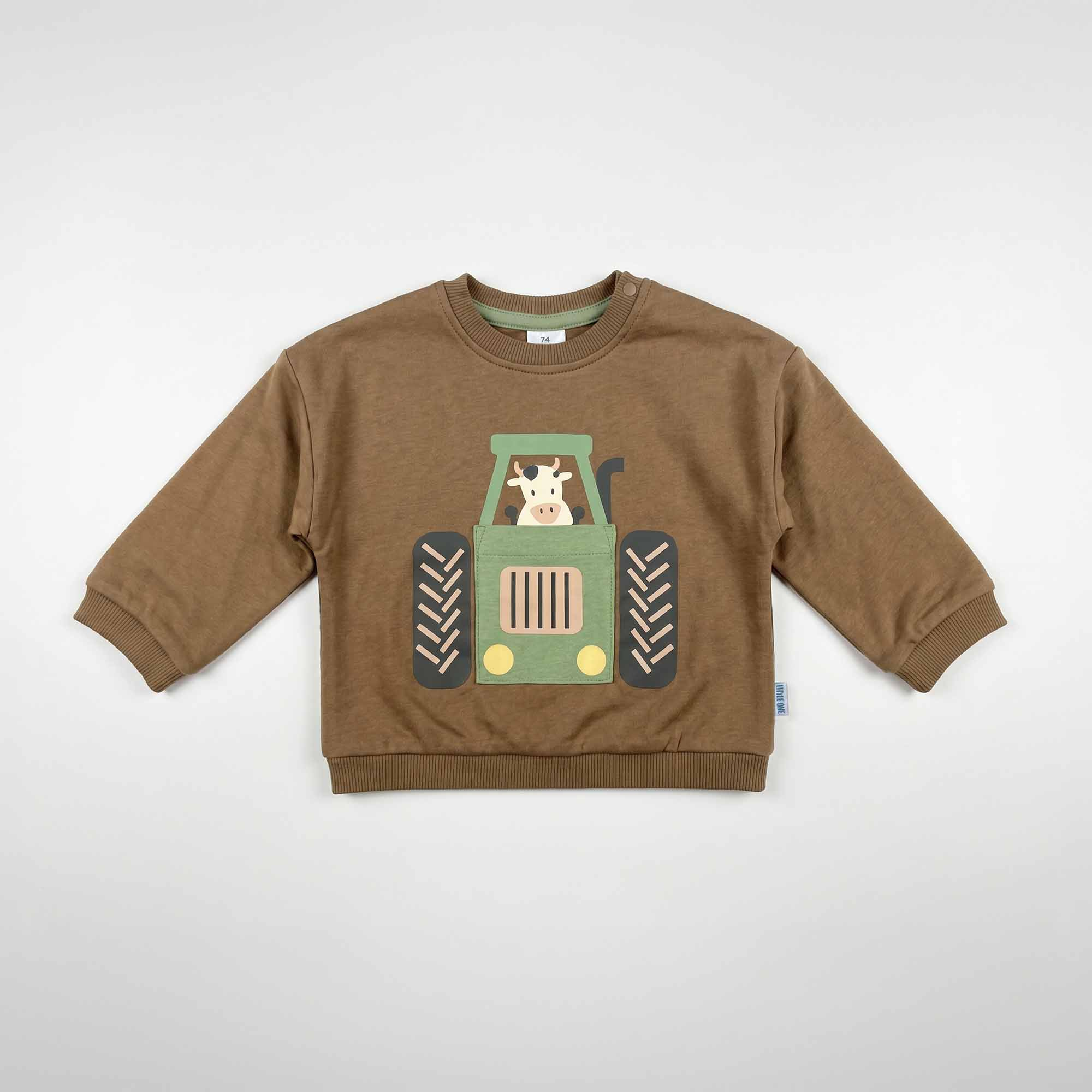 Pullover & Sweatshirts, LITTLE ONE, Braun – Produktansicht