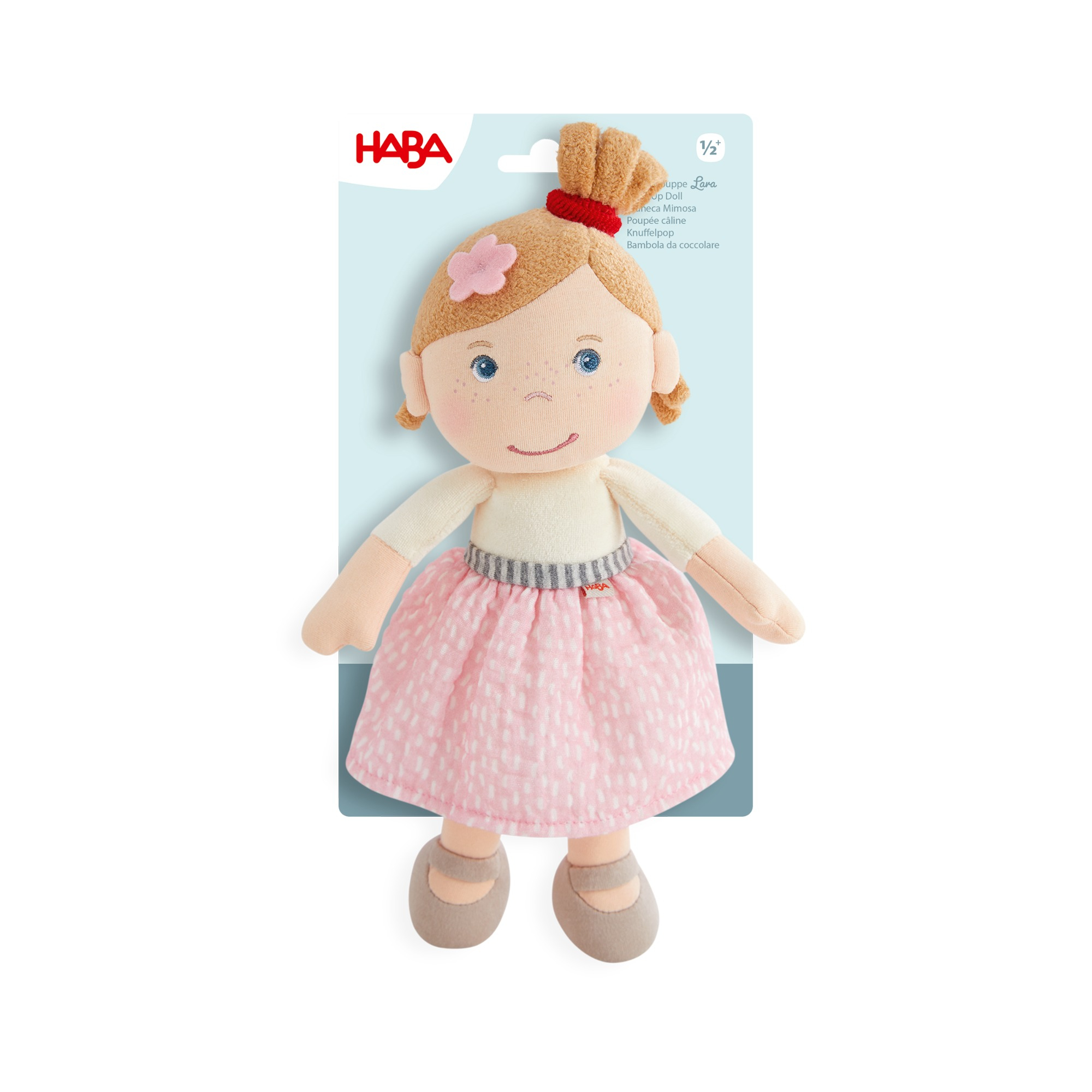 Puppen & Puppenwagen, HABA, Pink – Produktansicht