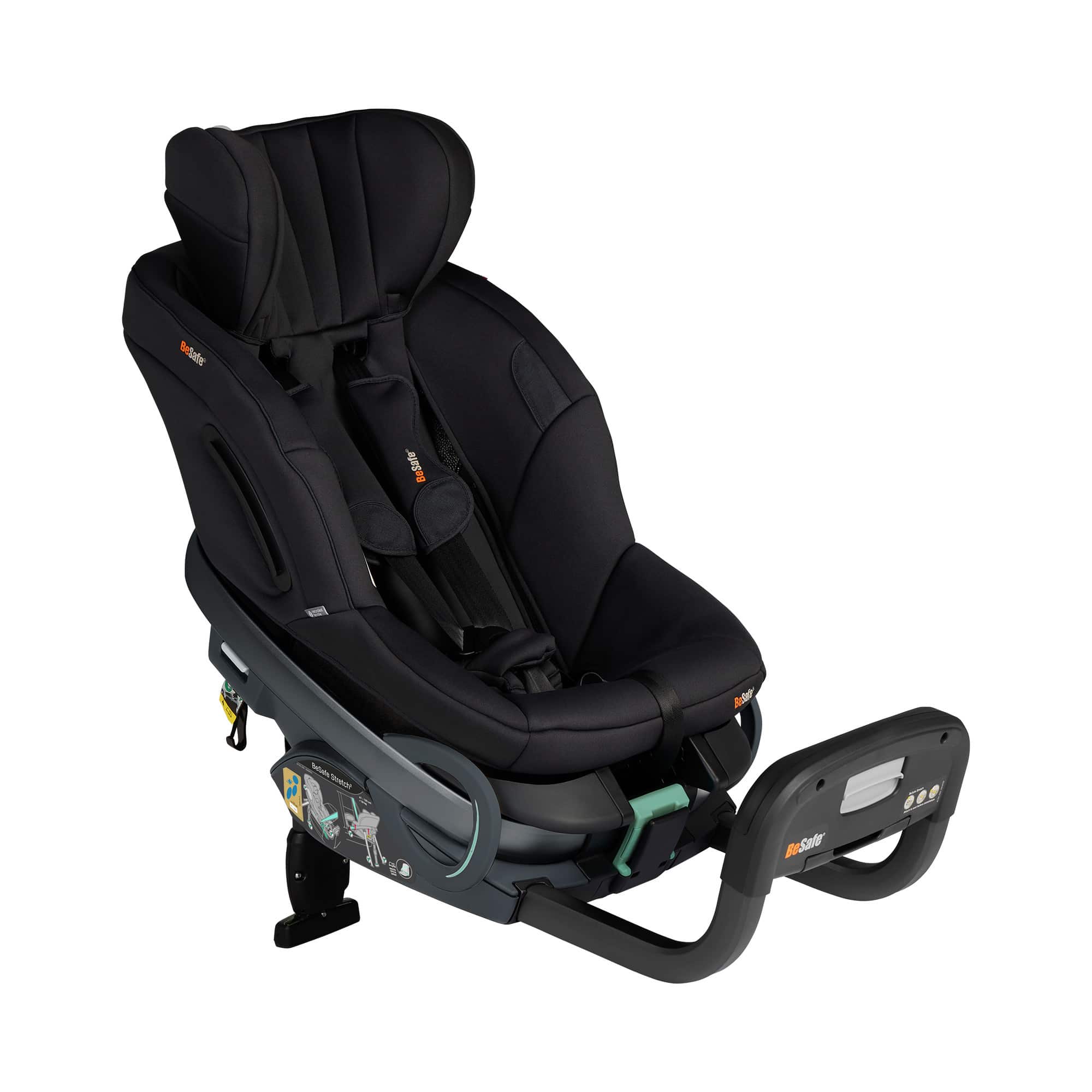 Kindersitze 9-36 kg, Gruppe 1/2/3, BeSafe, Schwarz – Produktansicht
