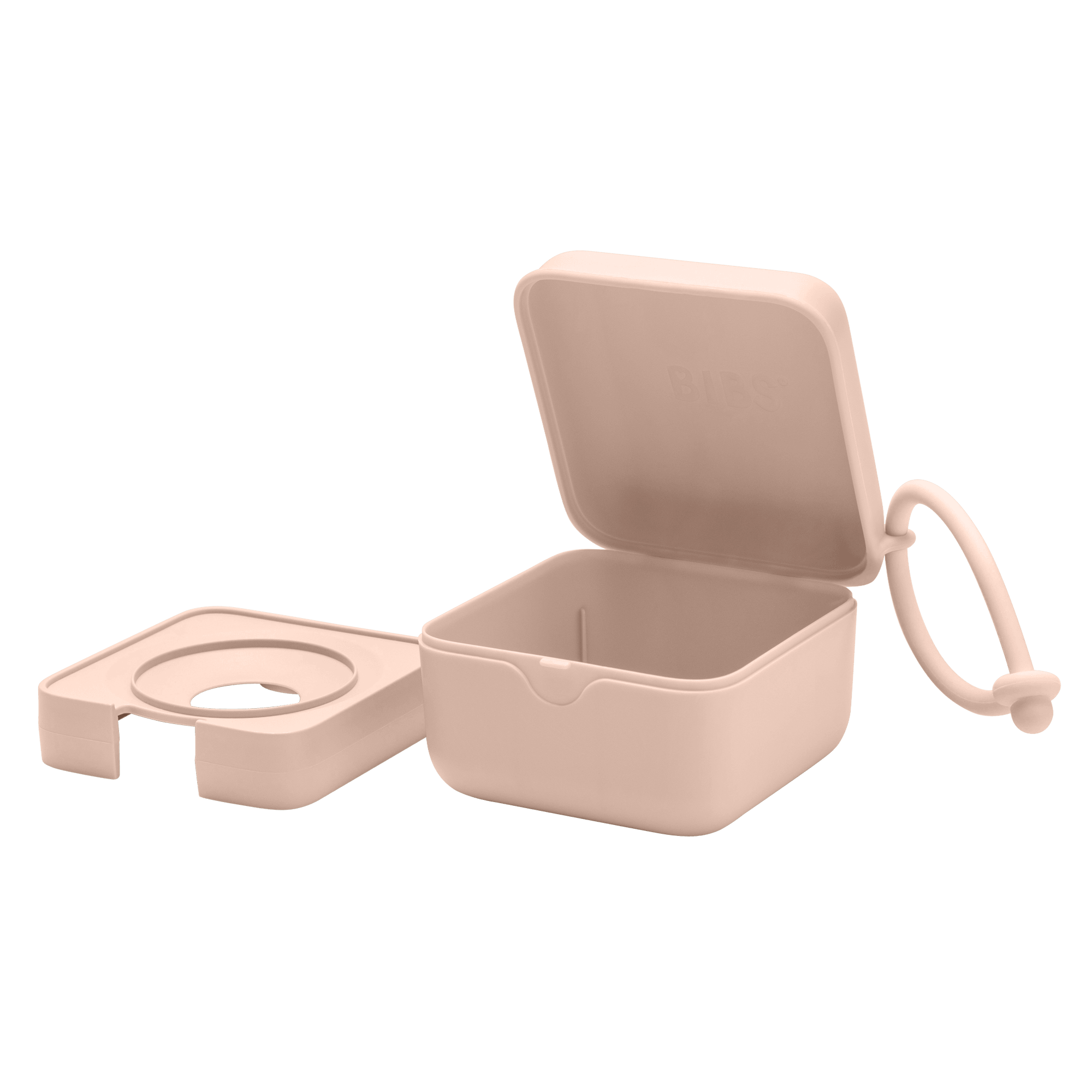 Schnullerboxen, BIBS, Pink – Produktansicht
