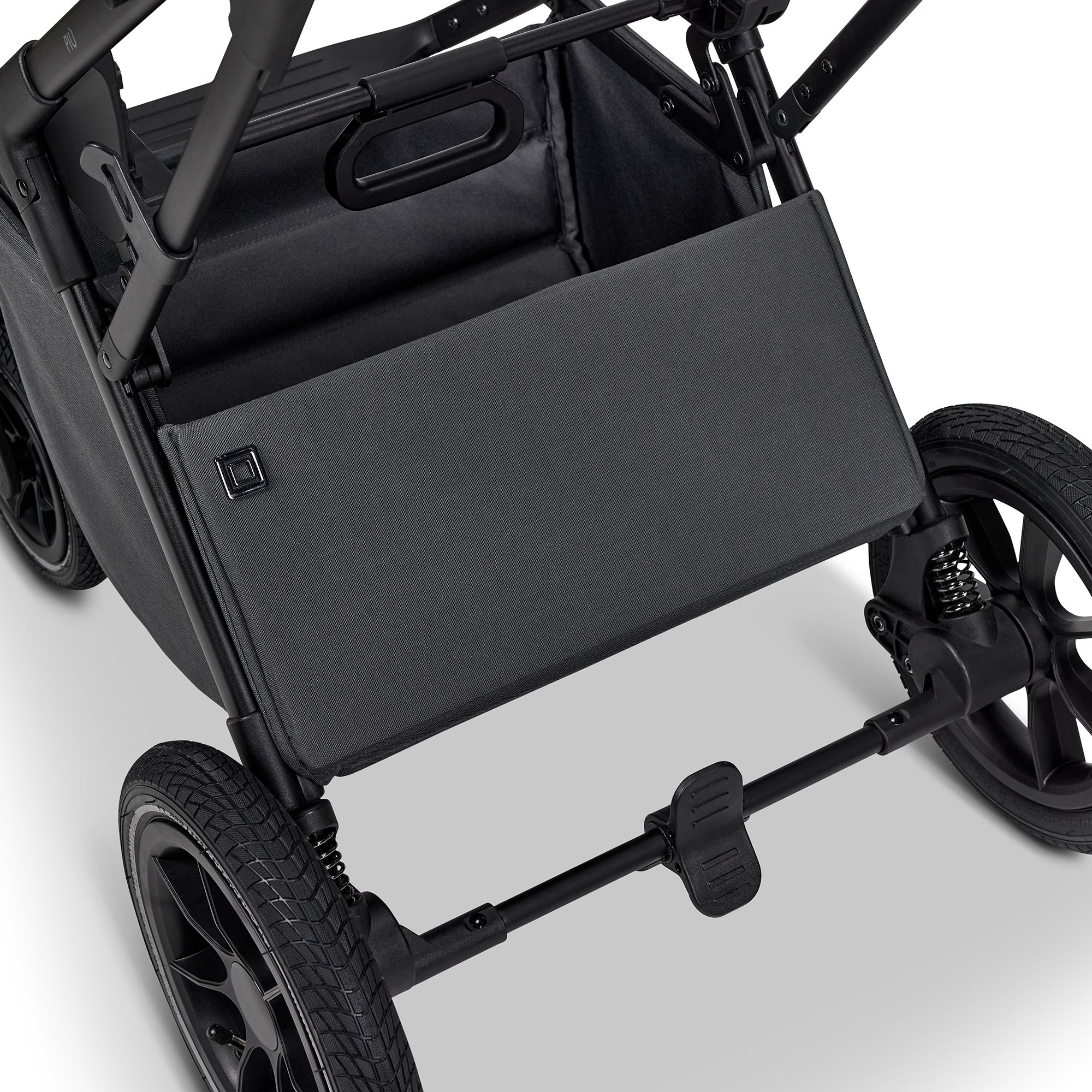 Kombi-Kinderwagen, MOON, Grau – Produktansicht