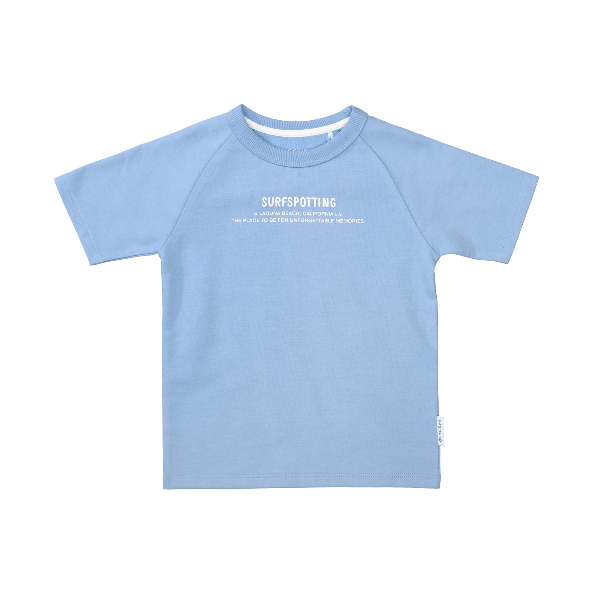 Kurzarmshirts, BASEFIELD, Blau – Produktansicht