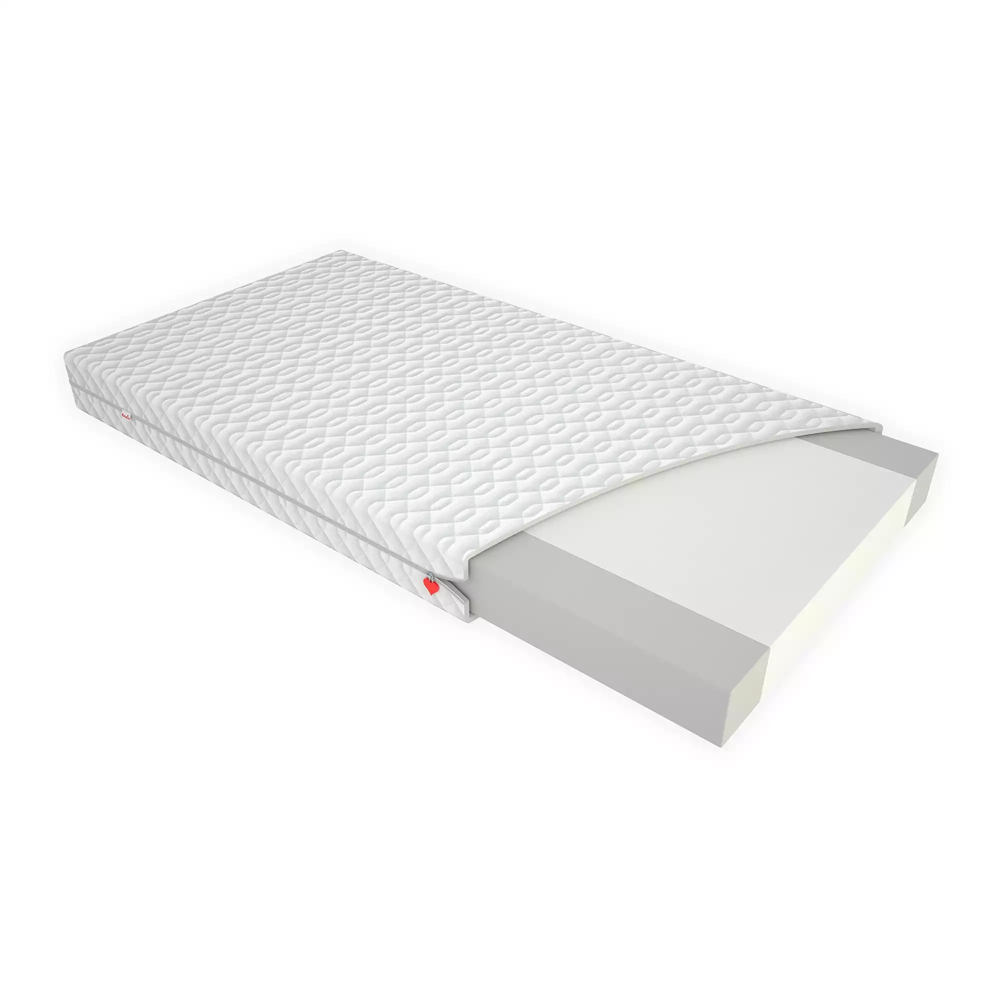 Matratzen 70 x 140 cm, Paradies, Weiß – Besonderheit: beidseitig nutzbare Paradies Matratze (70 x 140 cm) für Kinder