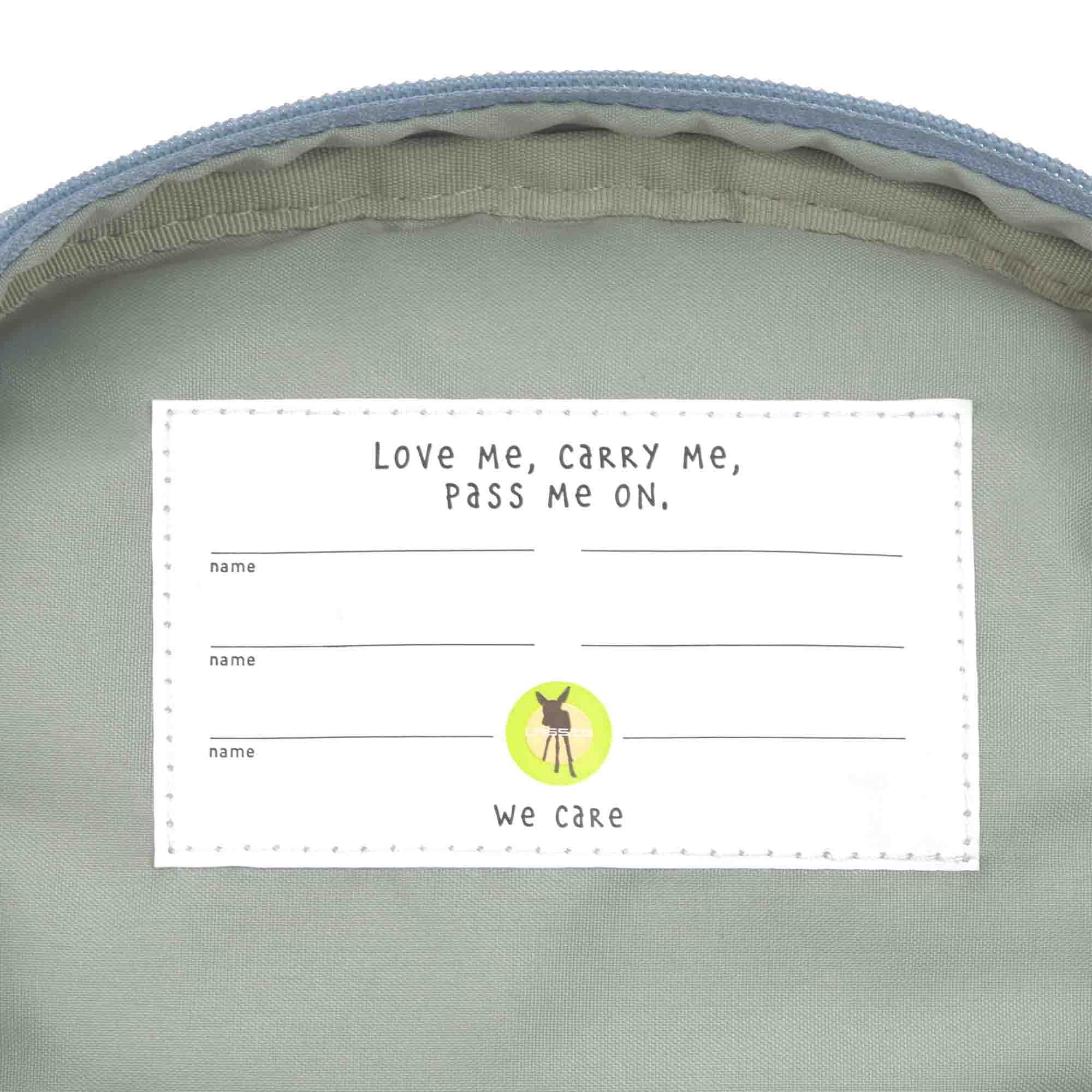 Kinderrucksäcke, LÄSSIG, Blau – Produktansicht