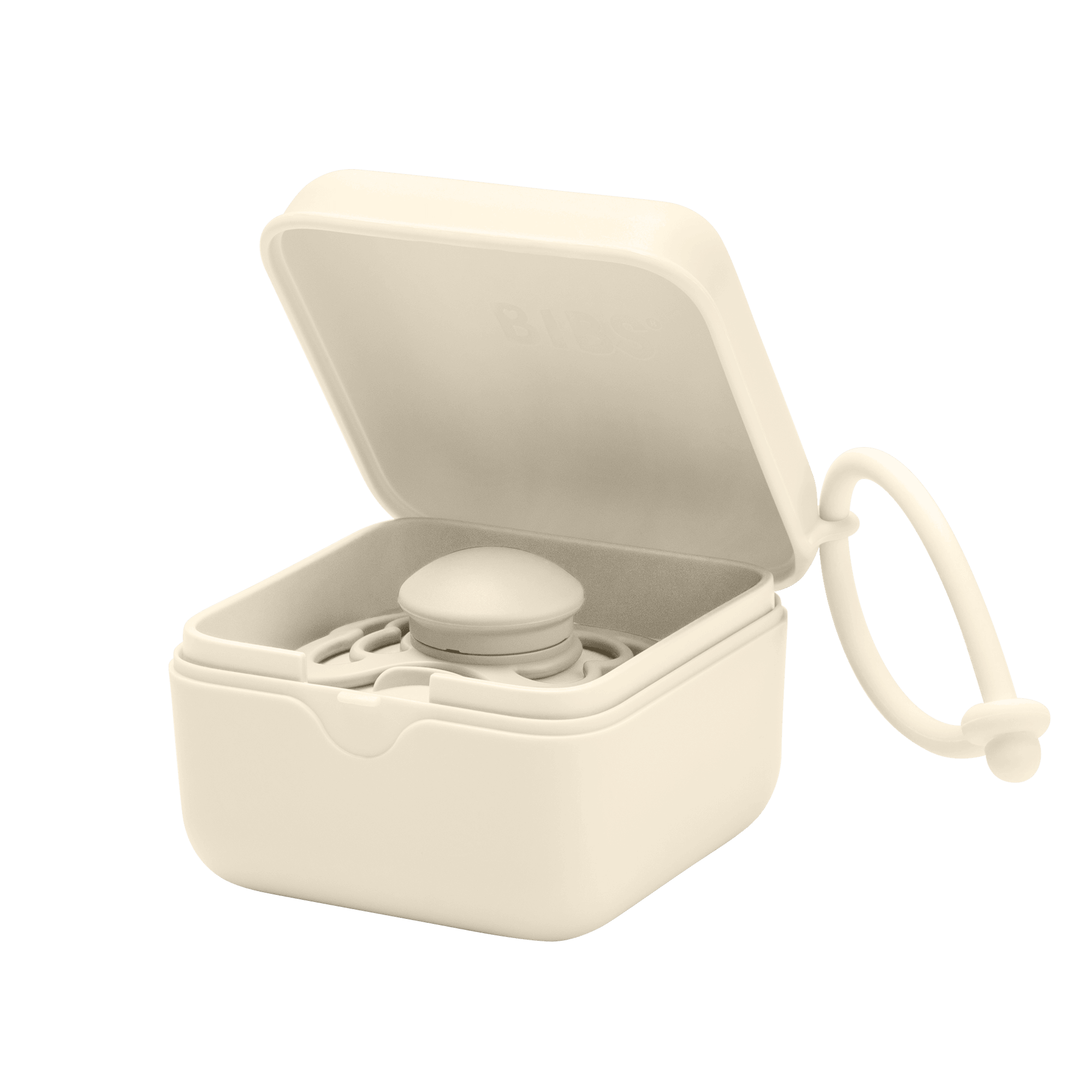 Schnullerboxen, BIBS, Beige – Produktansicht