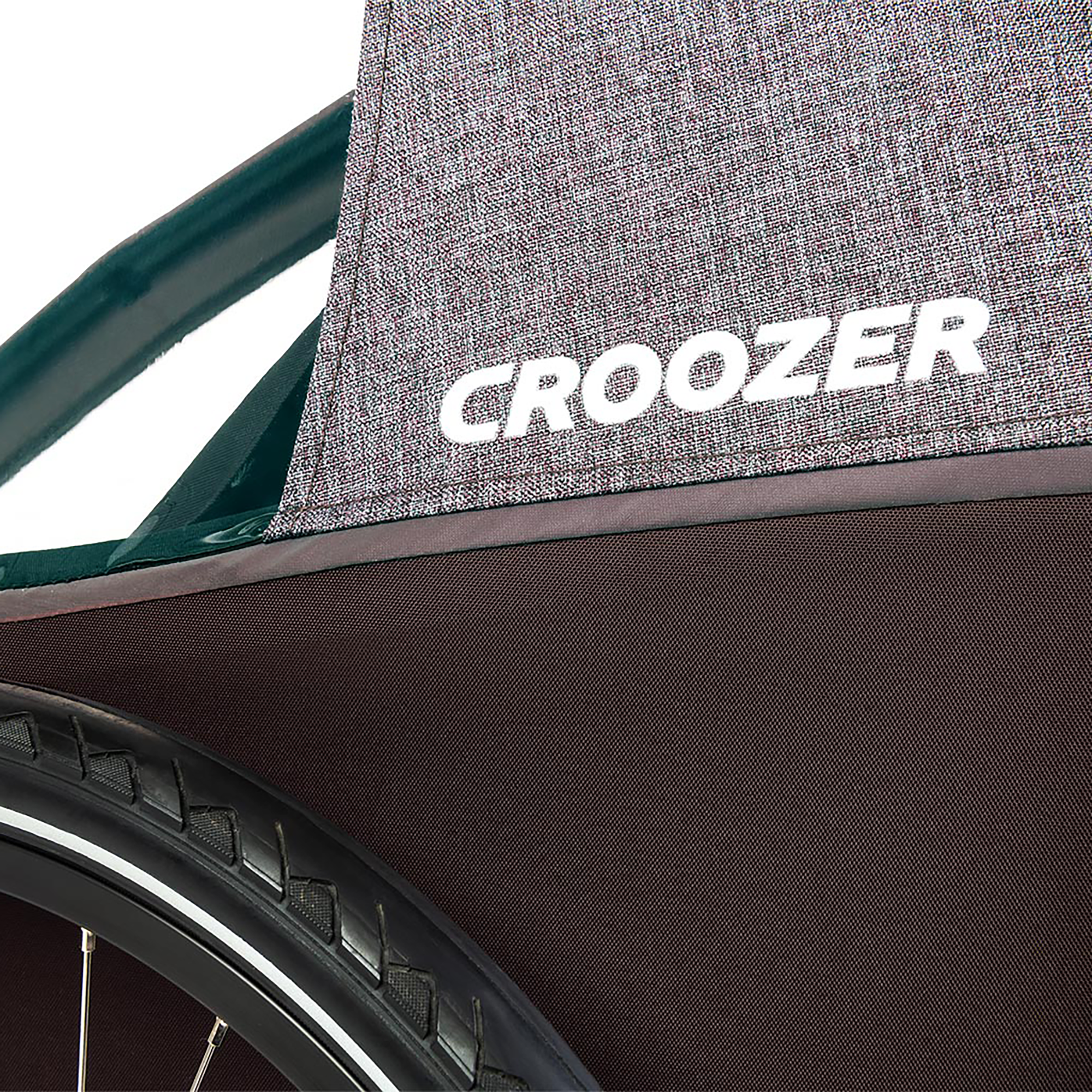 Fahrradanhänger, Croozer, Rot – Produktansicht