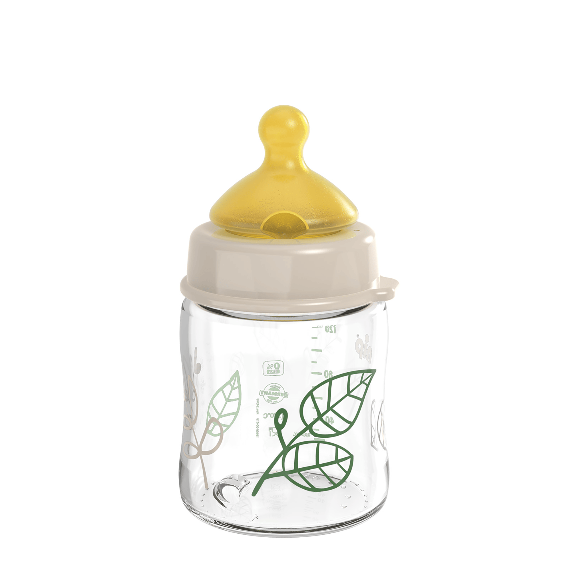 Babyfläschchen, nip, Beige – Produktansicht