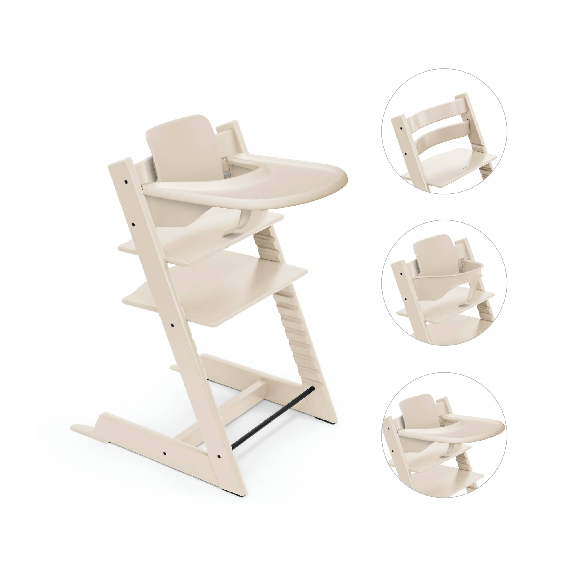 Treppenhochstühle, STOKKE, Weiß – Produktansicht