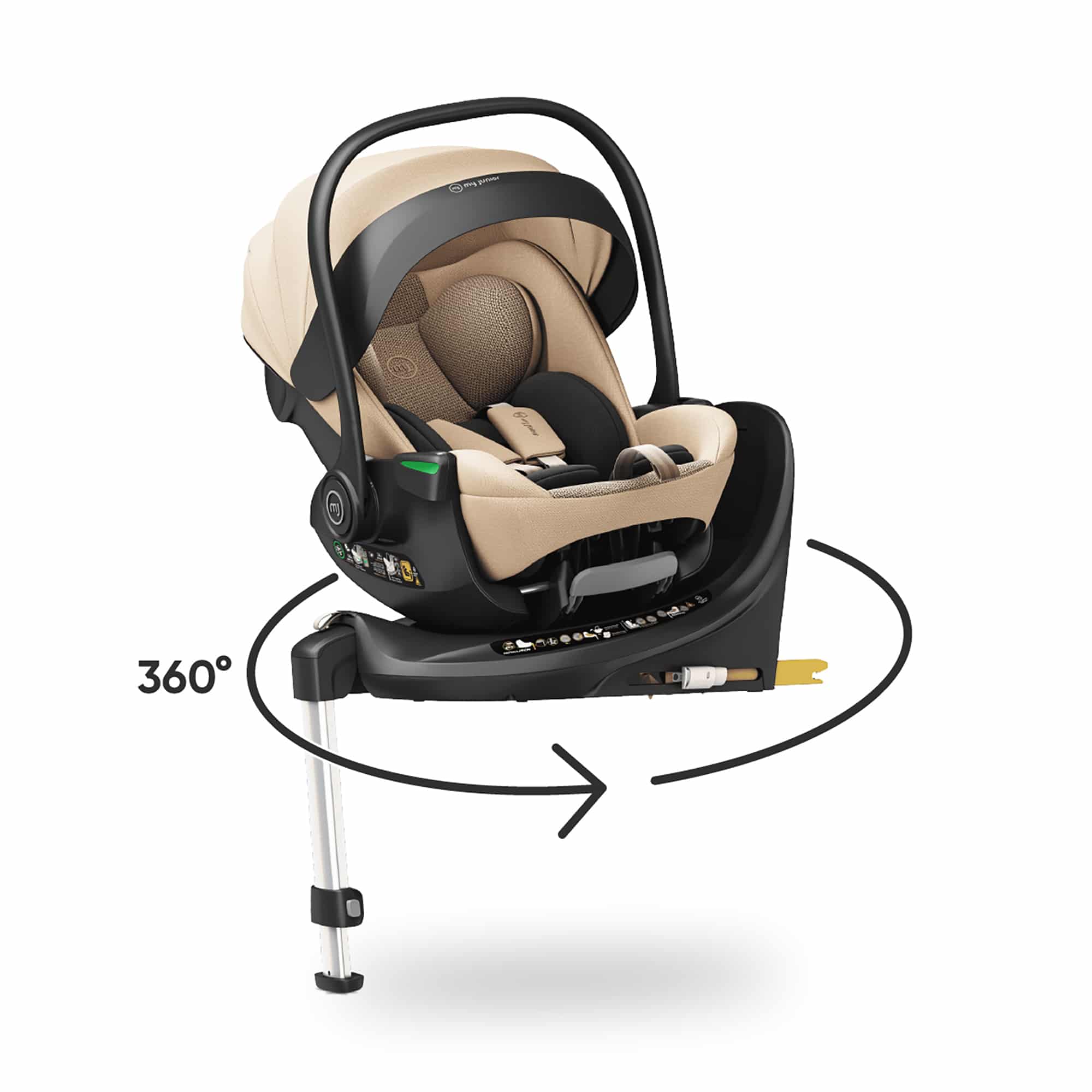 Babyschalen 0-13 kg, Gruppe 0+, My junior, Beige – Produktansicht