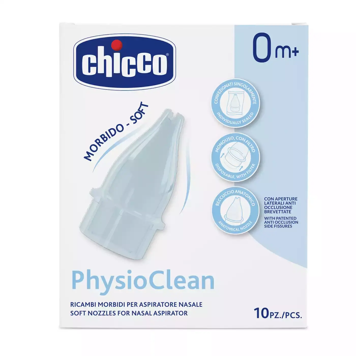 Ersatzteile für PhysioClean Nasenschleimentferner chicco Transparent 2000558057103 1