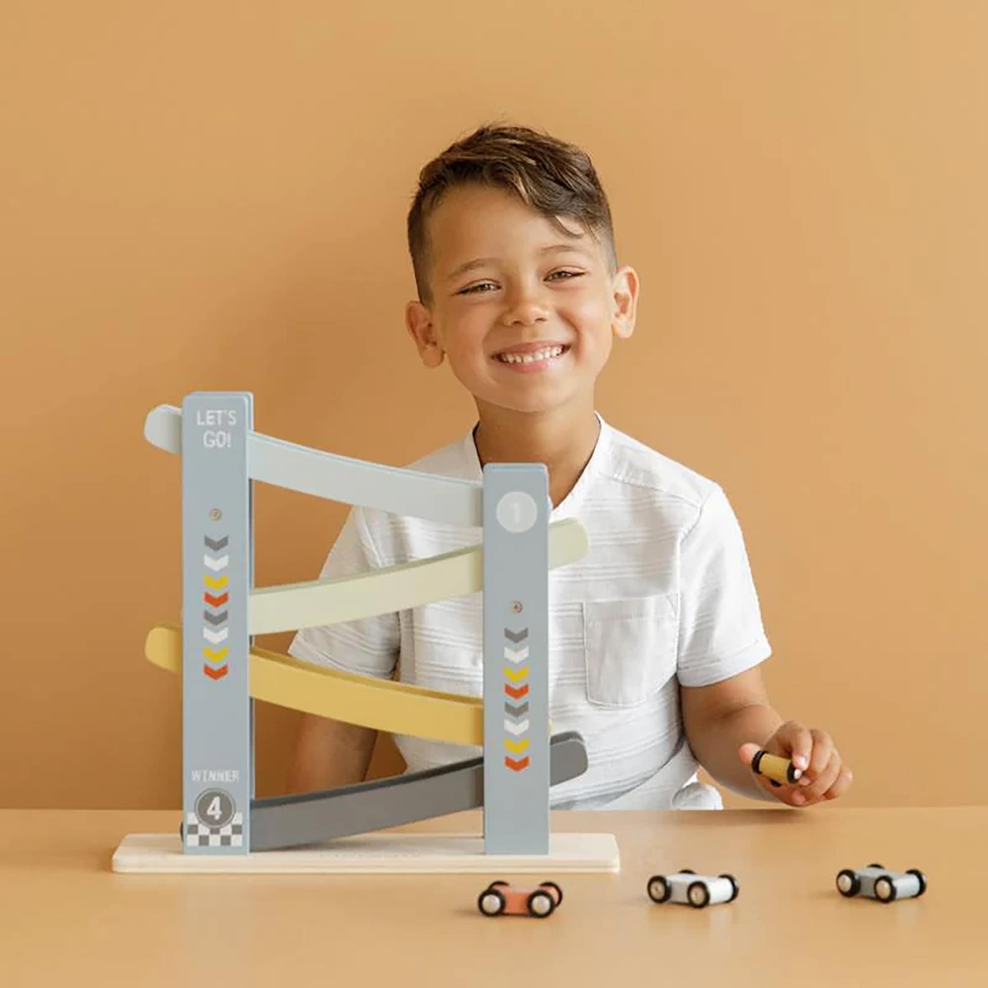 Kugelbahn, LITTLE DUTCH, Blau – Produktansicht