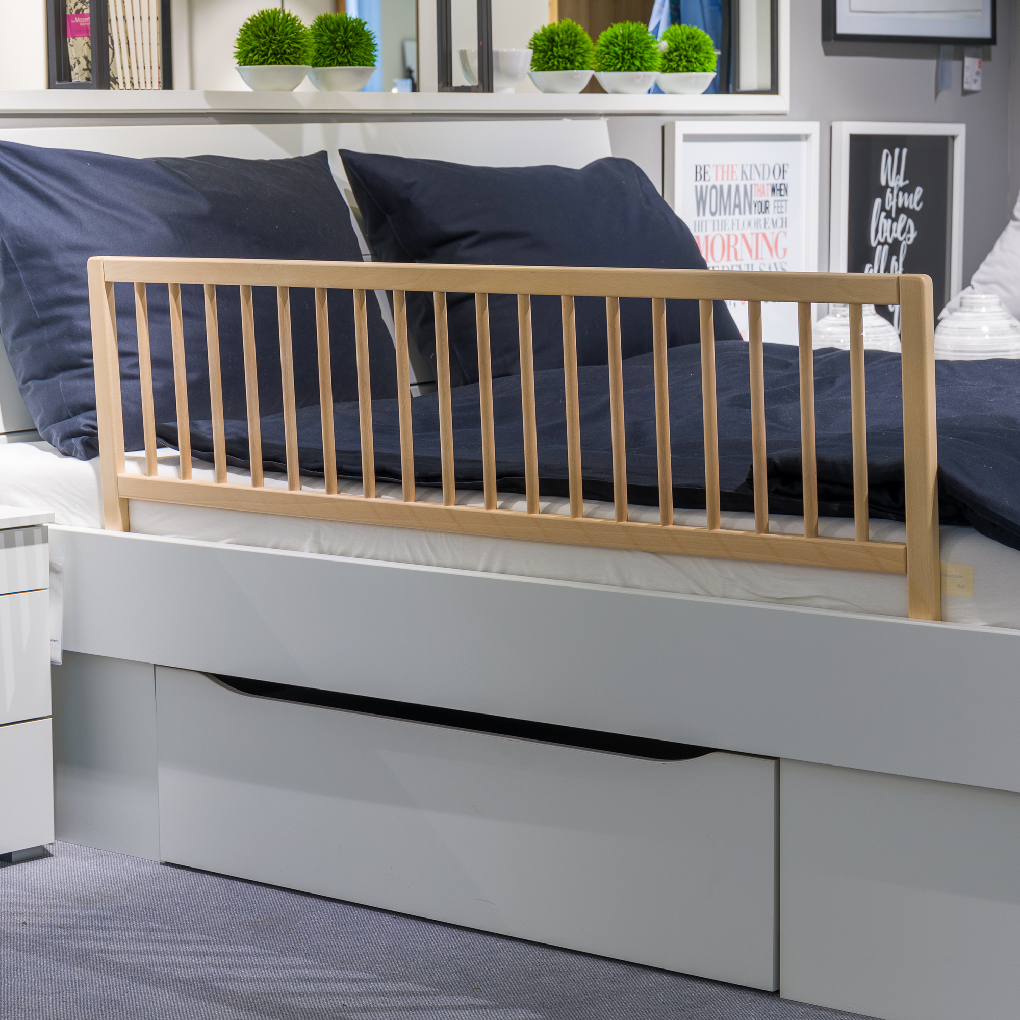 Bettgitter, fillikid, Beige – Produktansicht