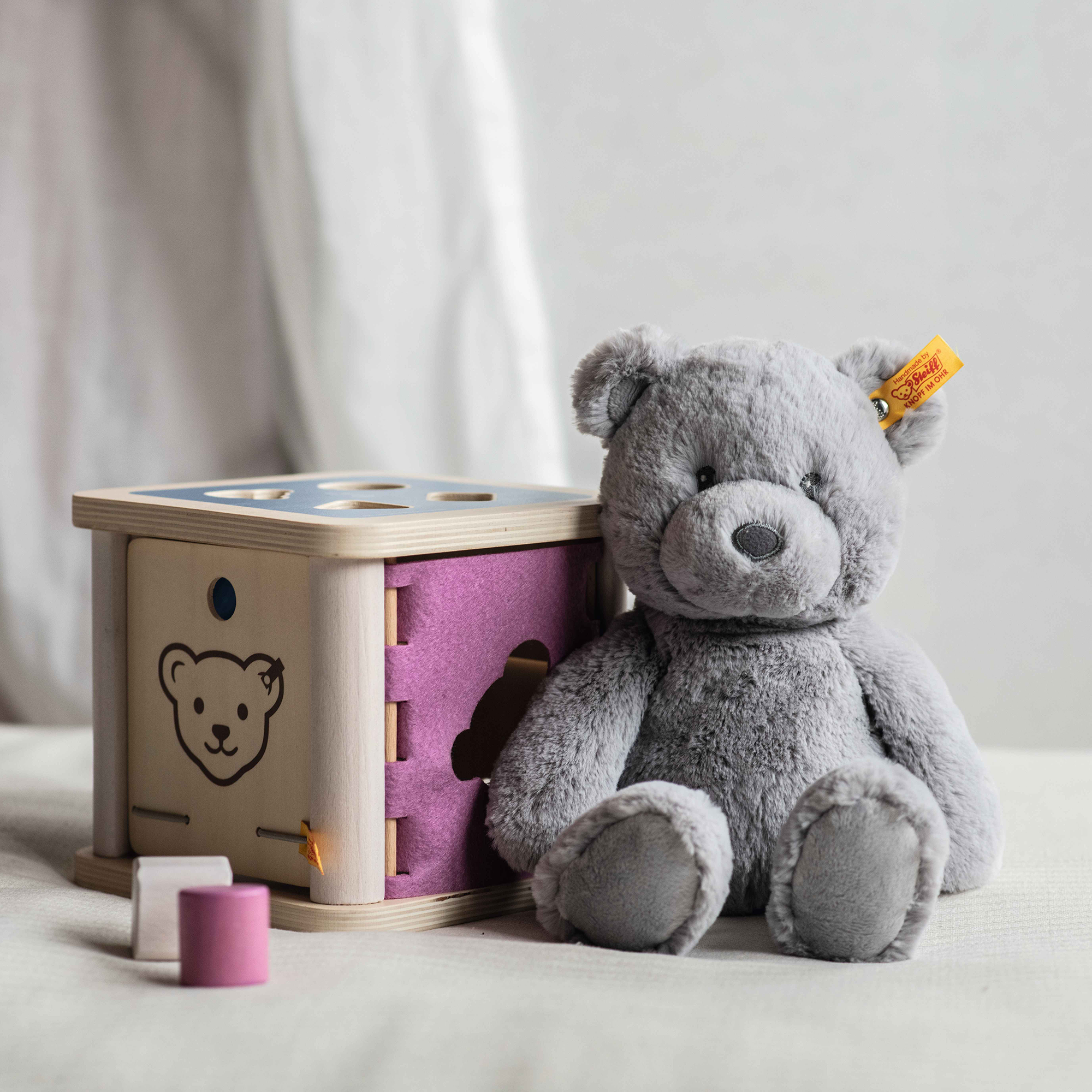 Kuscheltiere Bären, Steiff, Grau – Produktansicht