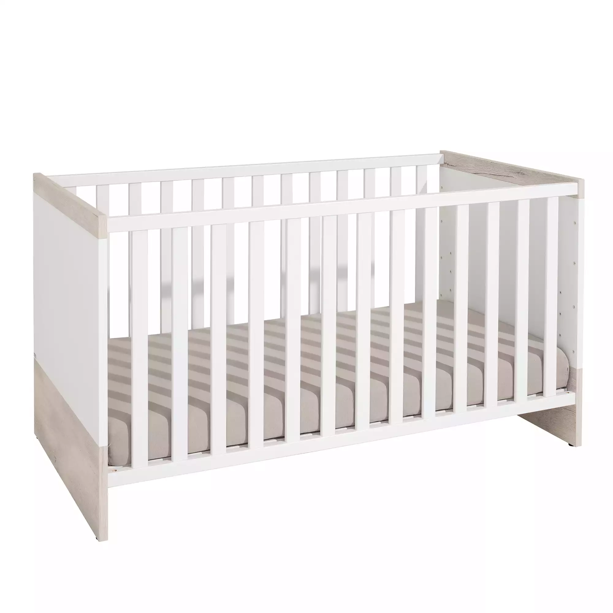 Gitterbetten, PAIDI, Weiß – Besonderheit: 4-fach höhenverstellbares AIRWELL® Comfort Federleistenrost