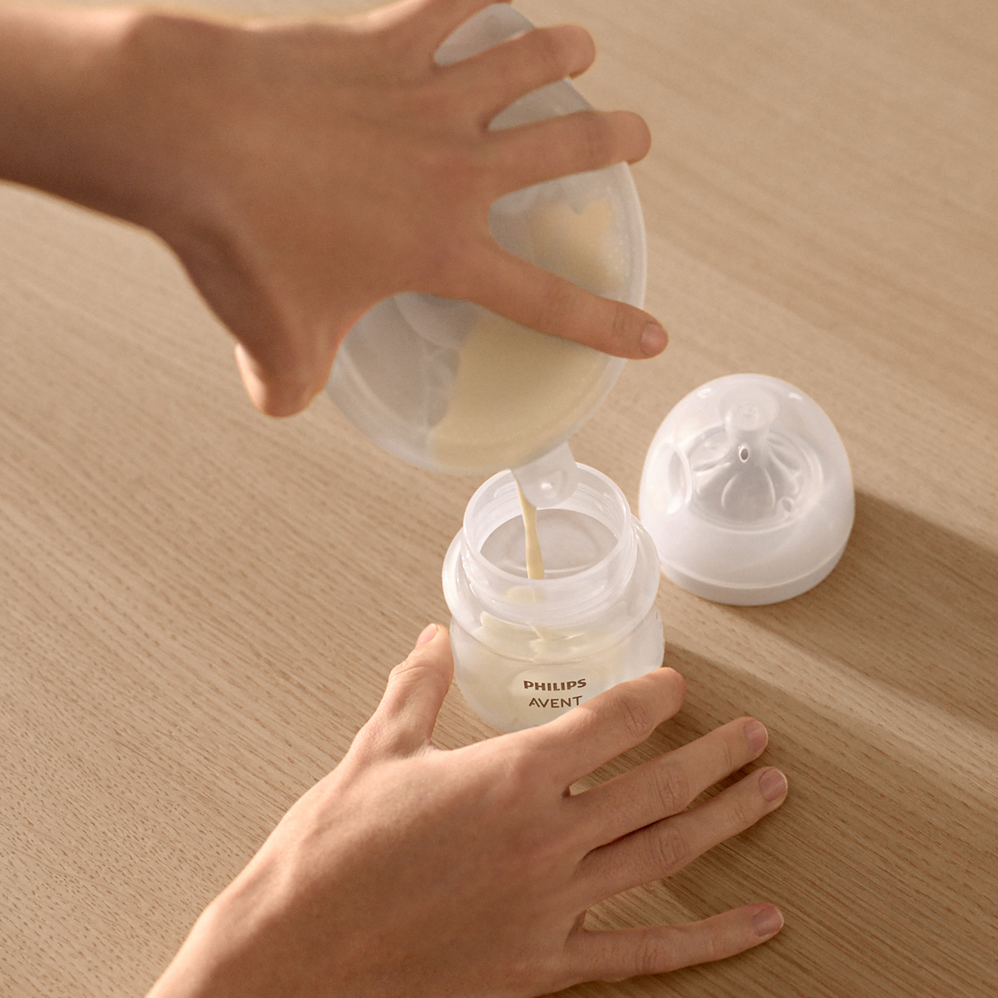 Hands Free Milchpumpen, PHILIPS AVENT, Weiß – Produktansicht