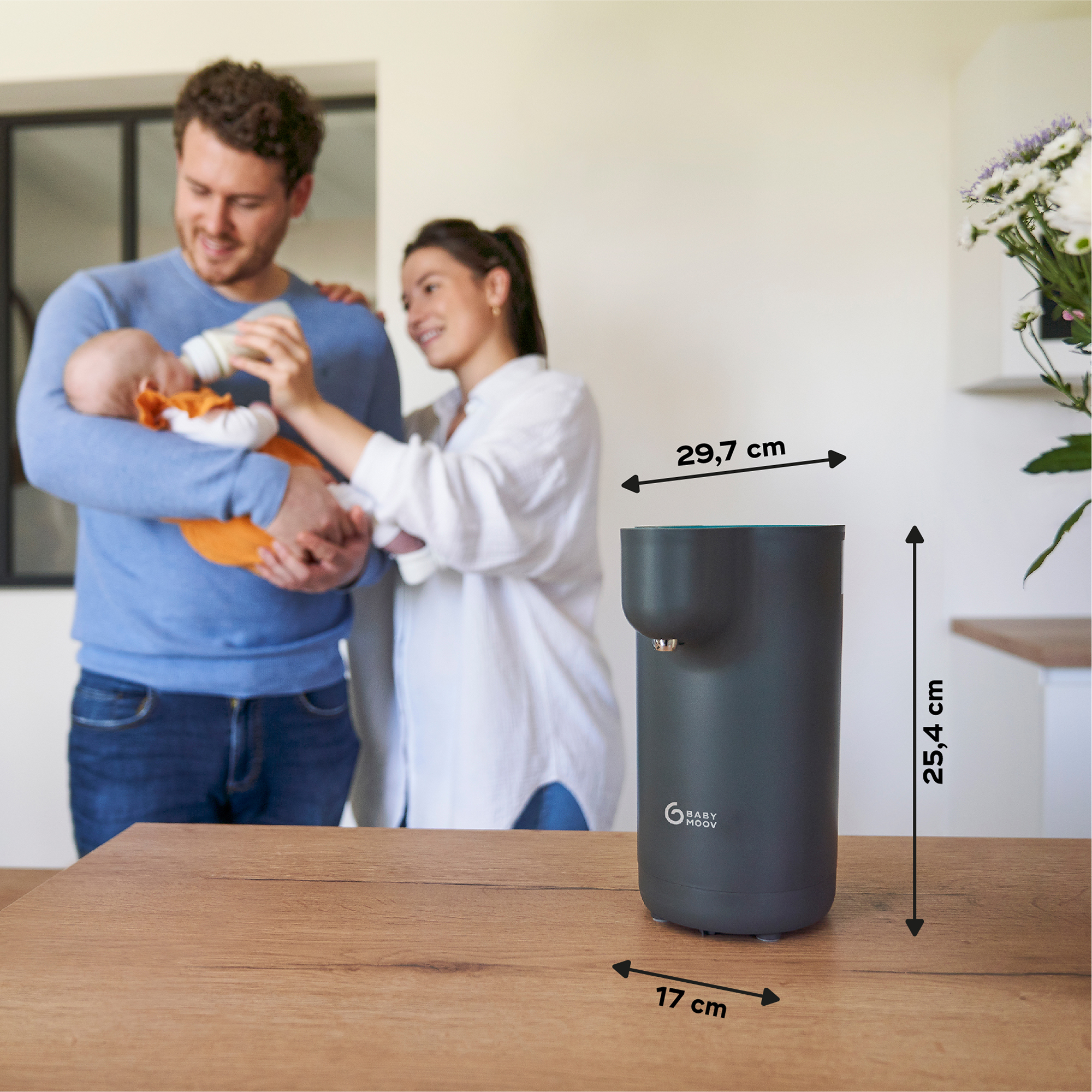 Babykostwärmer, babymoov, Schwarz – Produktansicht