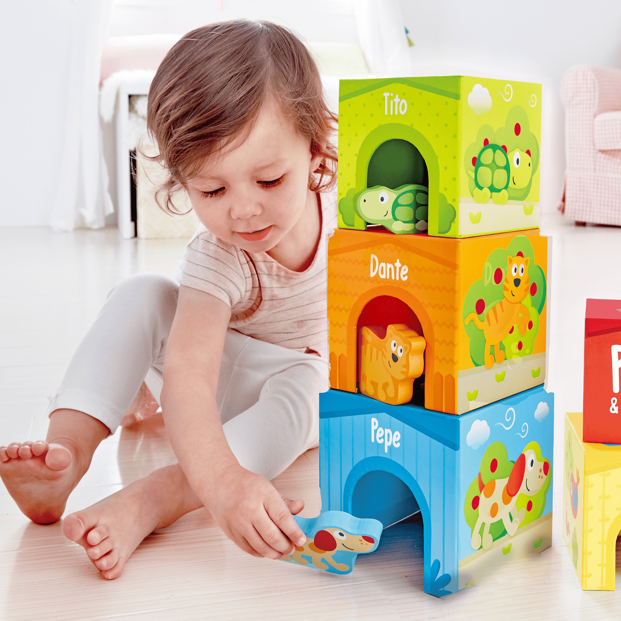 Stapeltürme, Hape, Mehrfarbig – Produktansicht
