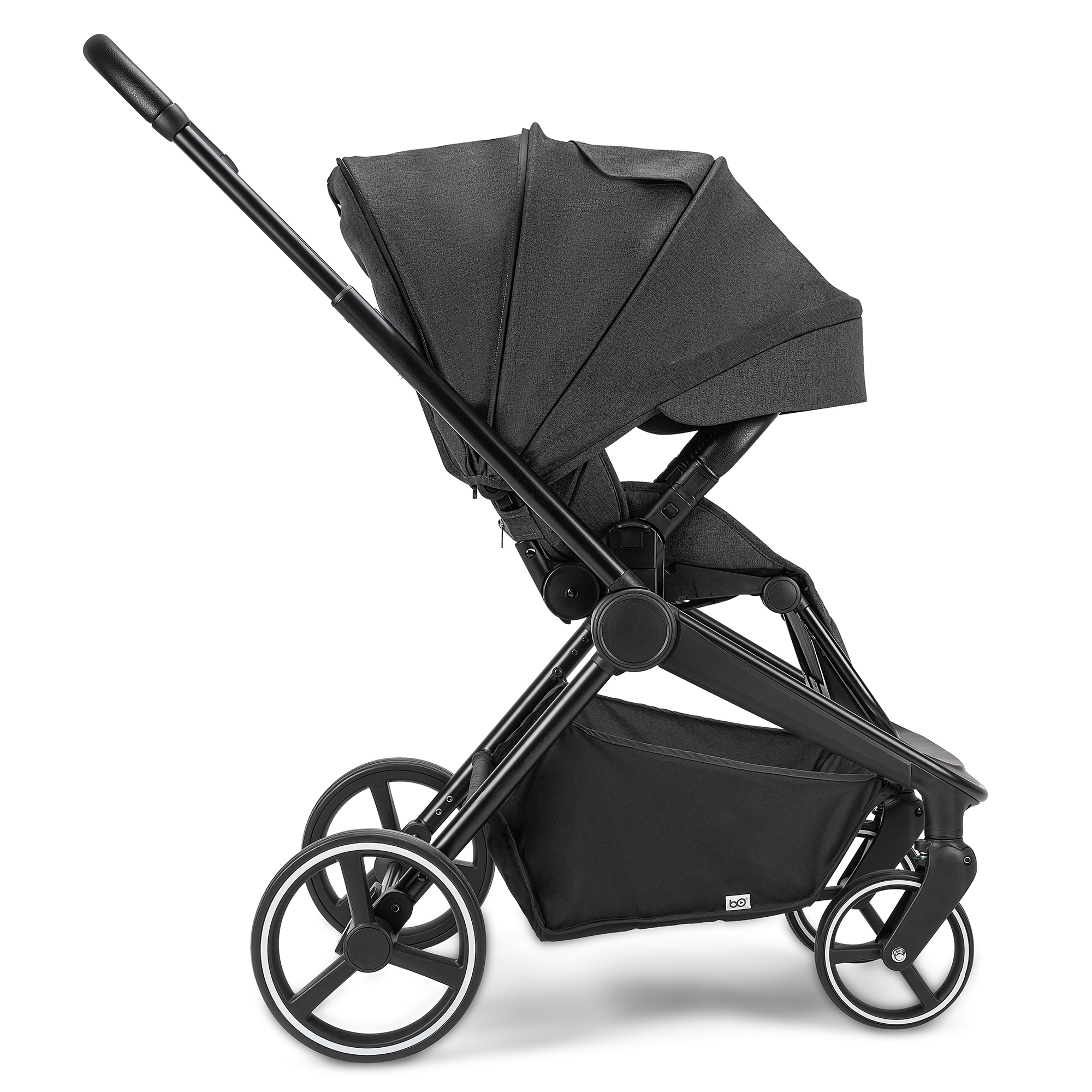Kombi-Kinderwagen, B.O. StartKlar, Schwarz – Produktansicht