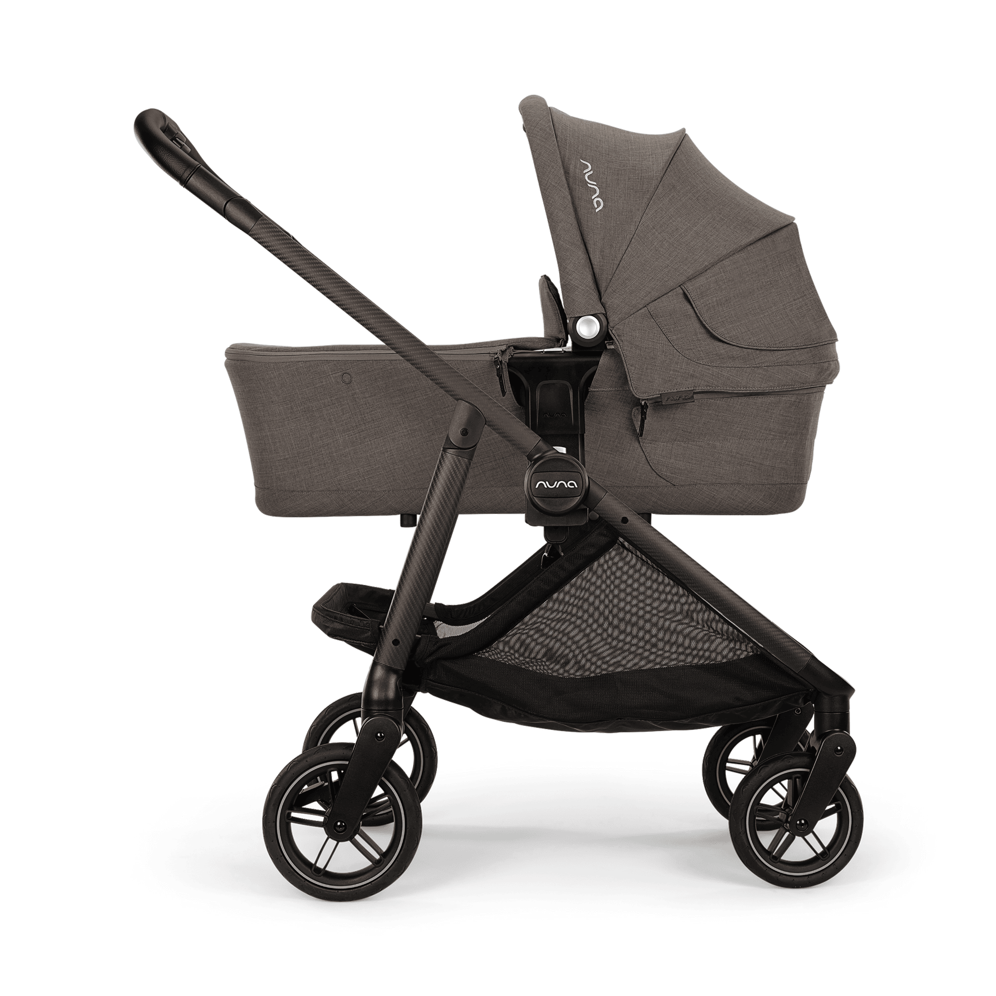 Kombi-Kinderwagen, nuna, Grau – Produktansicht