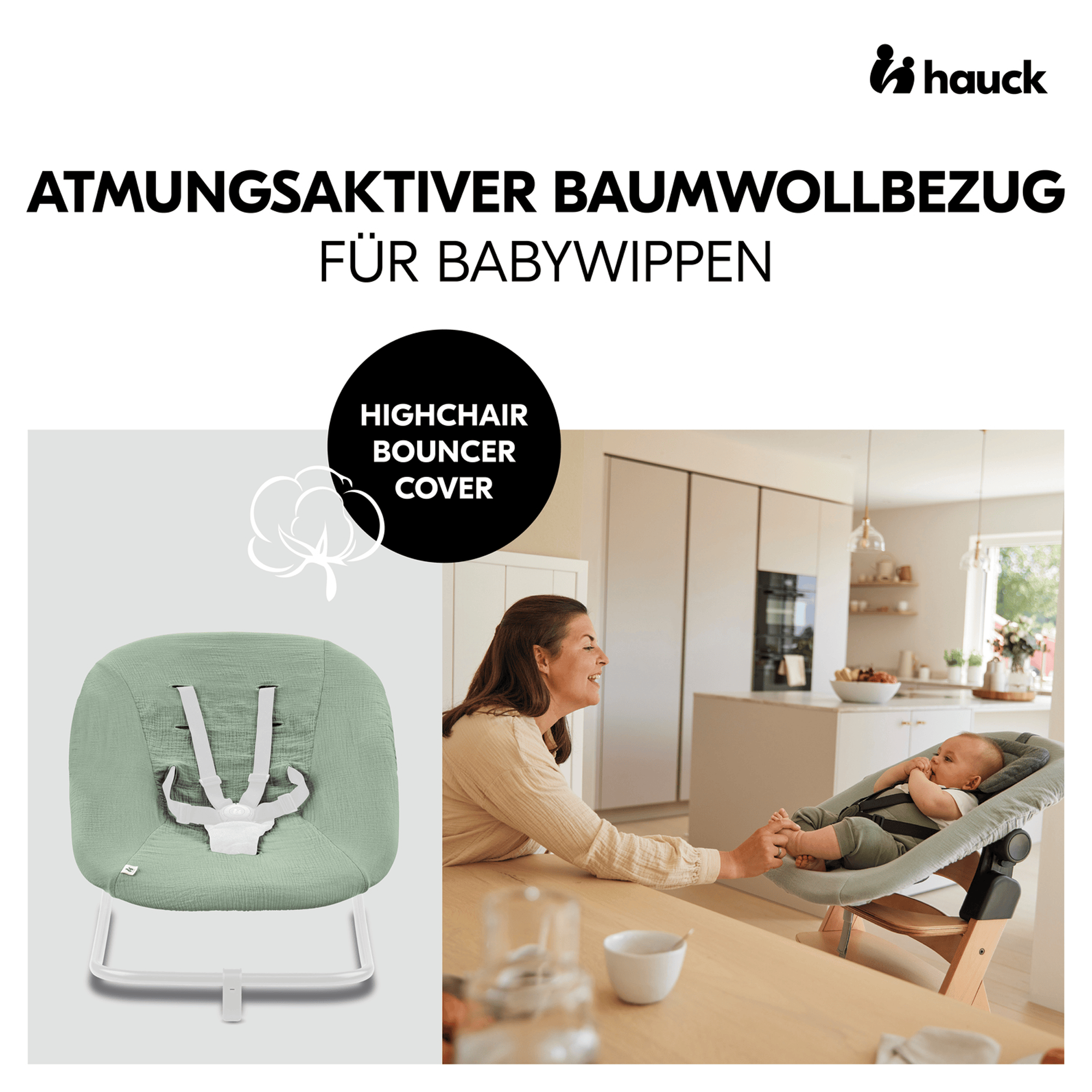 Hochstuhl Zubehör, hauck, Grün – Produktansicht