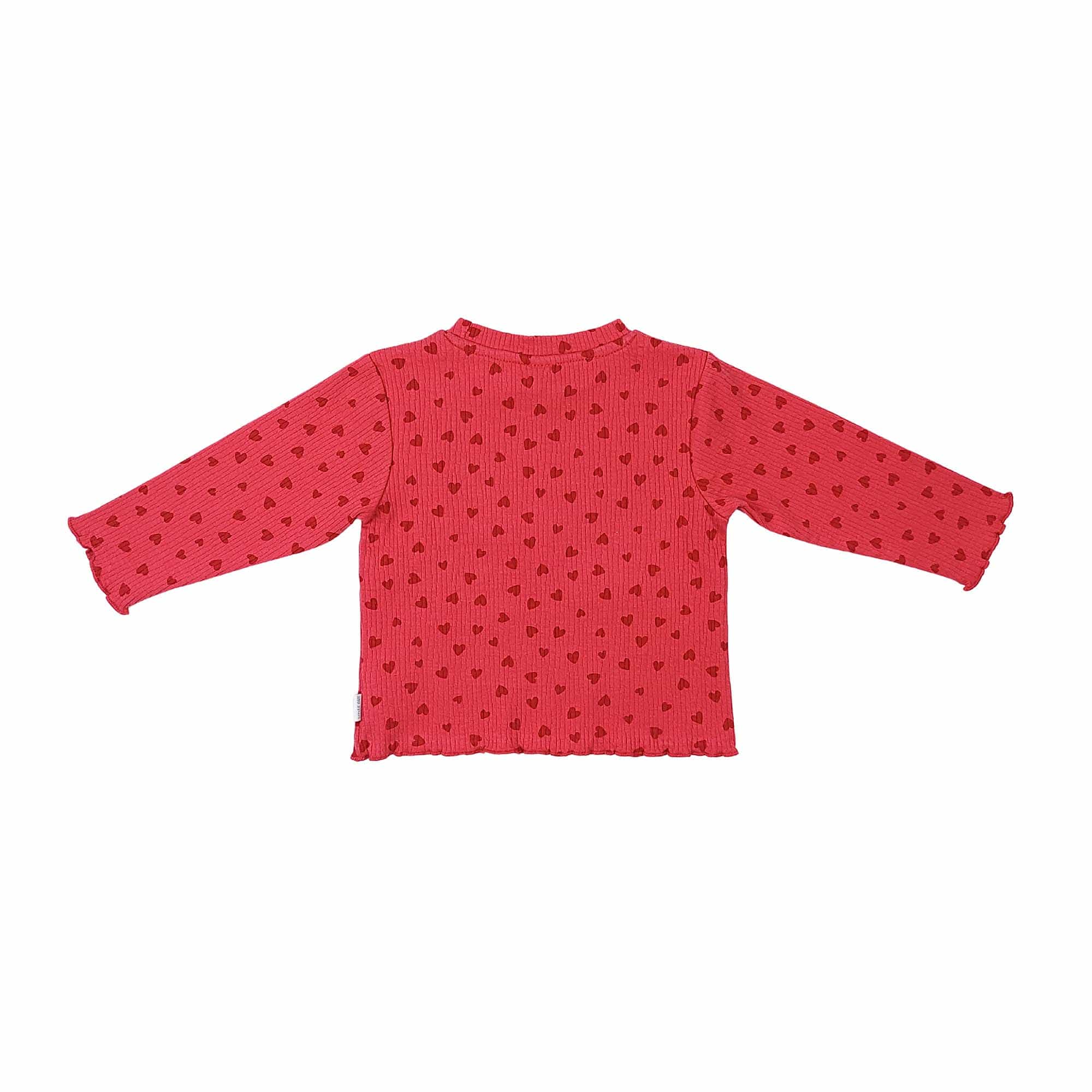 Langarmshirts, LITTLE ONE, Rot – Besonderheit: aus 95% Baumwolle