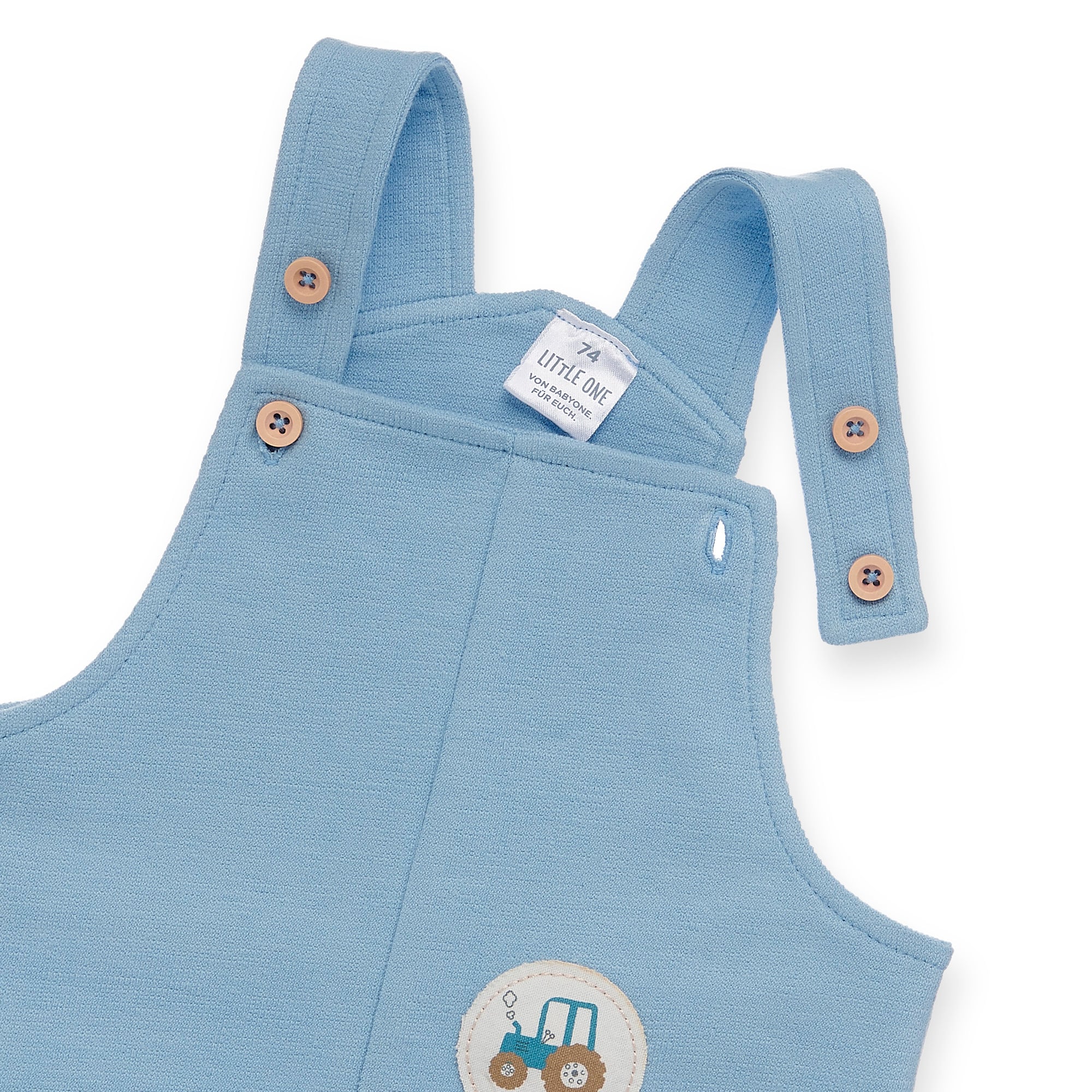 Latzhosen, LITTLE ONE, Blau – Produktansicht