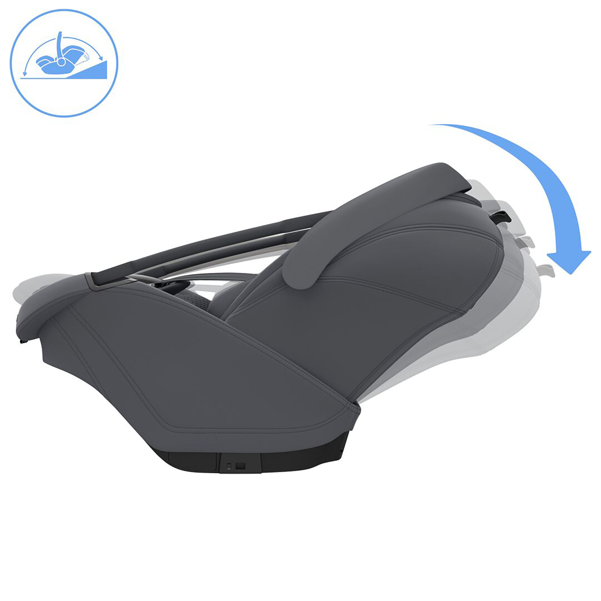 Babyschalen 0-13 kg, Gruppe 0+, MAXI-COSI Premium, Grau – Produktansicht