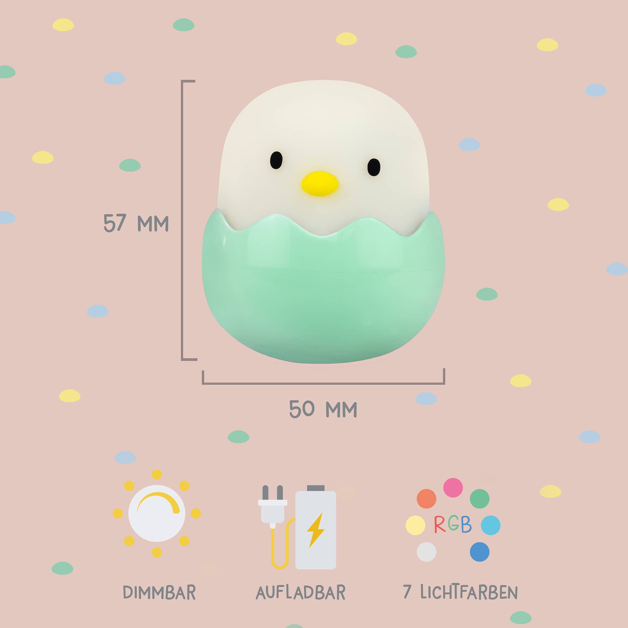 Nachtlichter, MegaLight, Mehrfarbig – Produktansicht