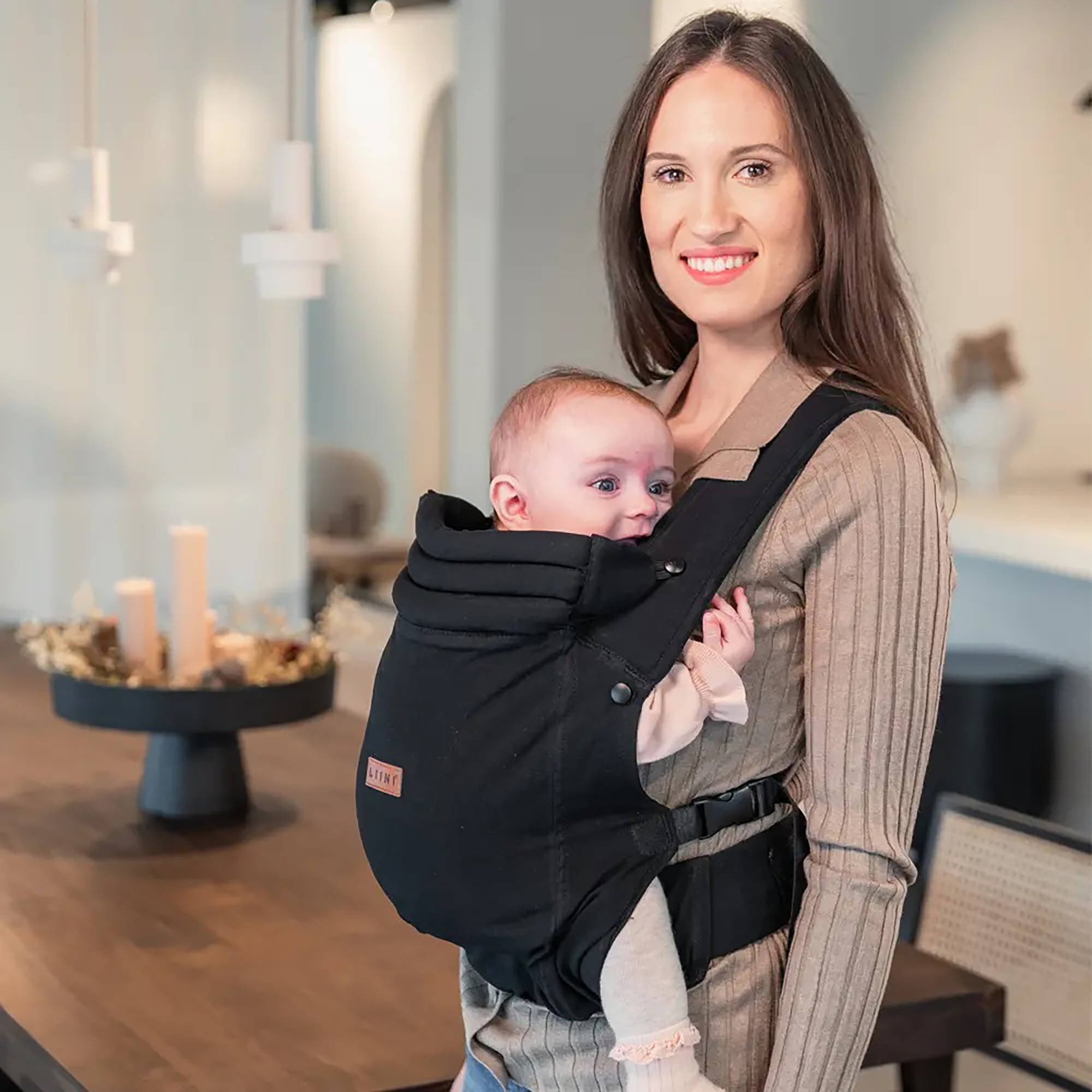 Babytragen, LIINI, Schwarz – Produktansicht