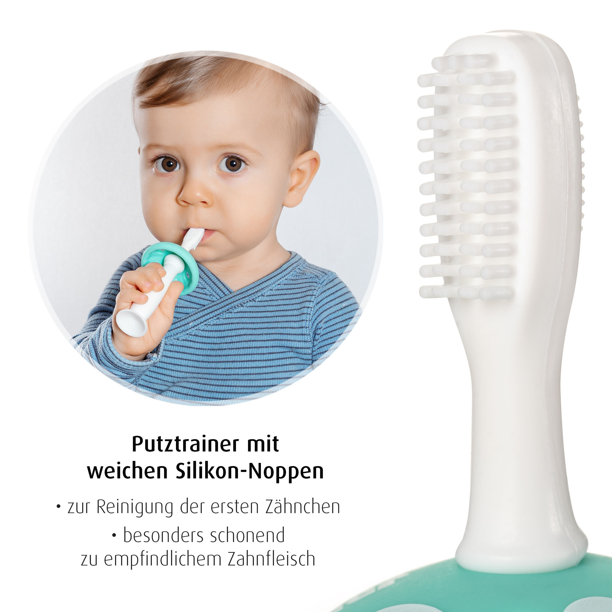 Zahnbürsten, reer, Weiß – Produktansicht