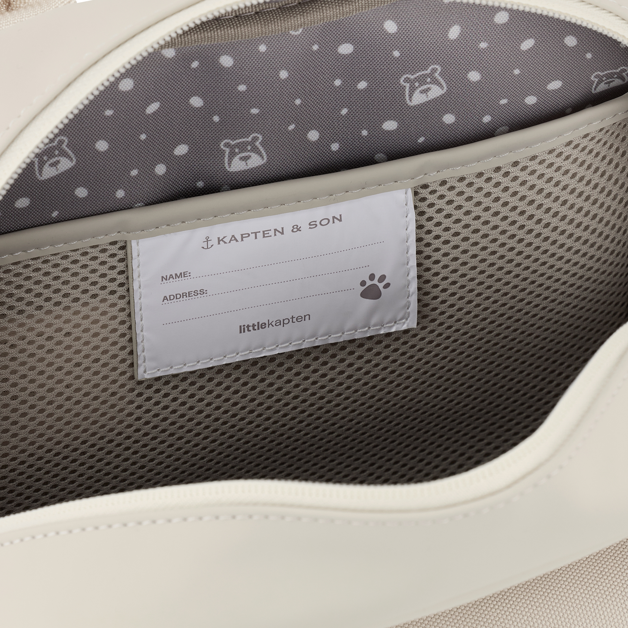 Kinderrucksäcke, KAPTEN & SON, Beige – Produktansicht