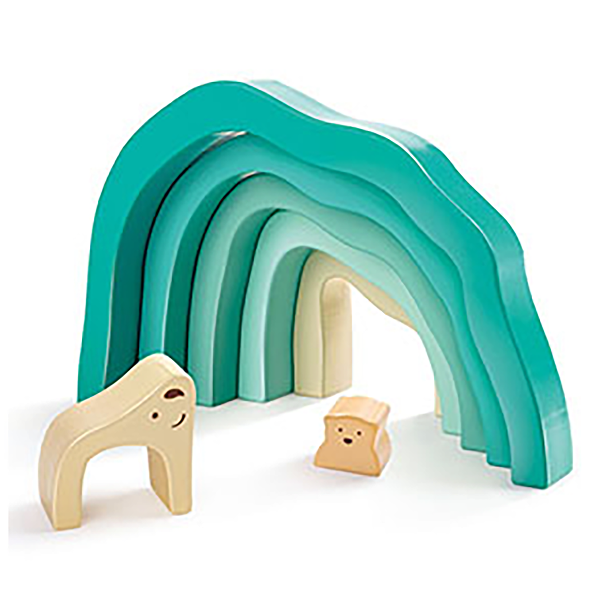 Stapeltürme, Hape, Grün – Produktansicht