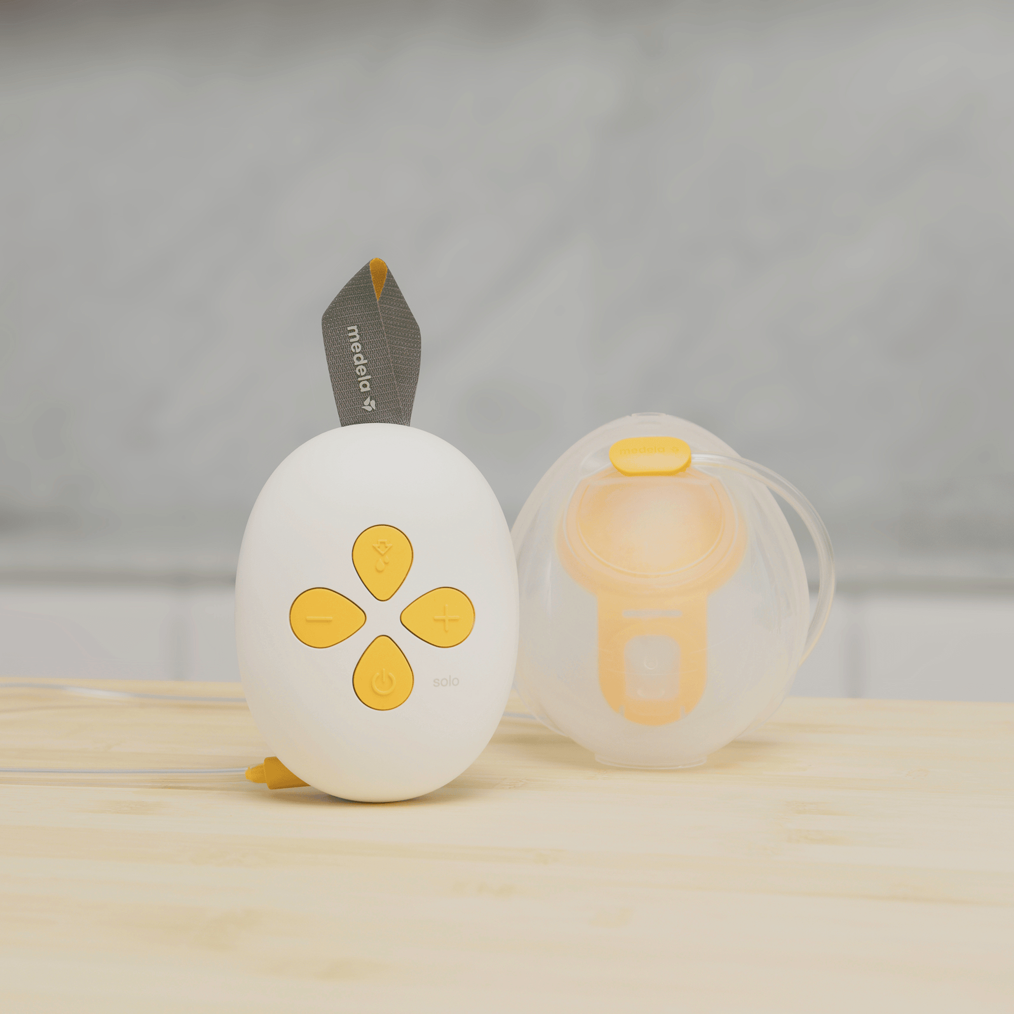 Hands Free Milchpumpen, medela, Gelb – Produktansicht