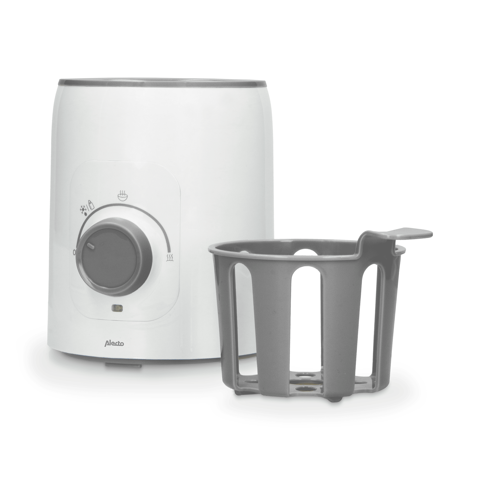 Babykostwärmer, Alecto baby, Weiß – Produktansicht