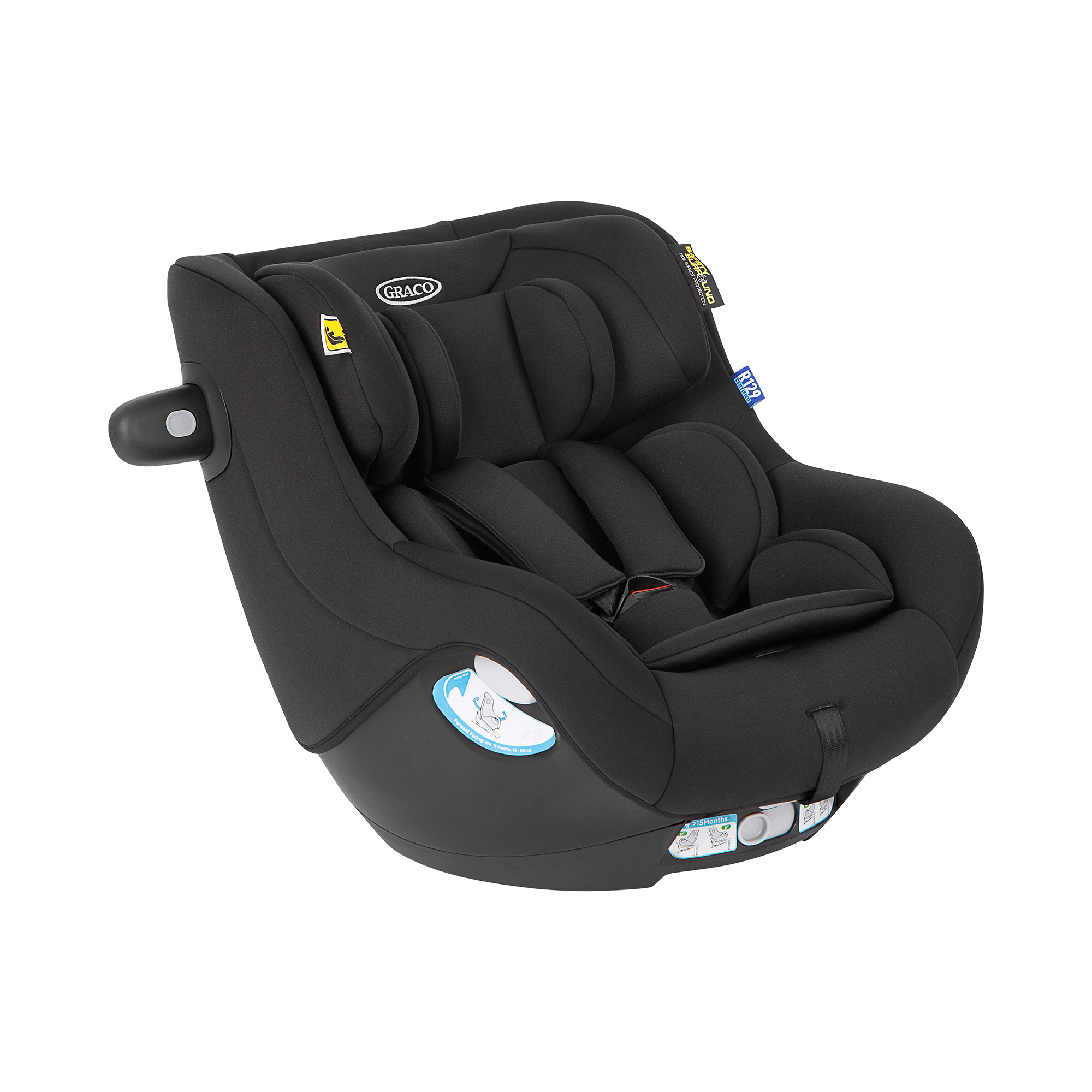Reboarder 0-18 kg, Gruppe 0+/1, GRACO, Schwarz – Produktansicht