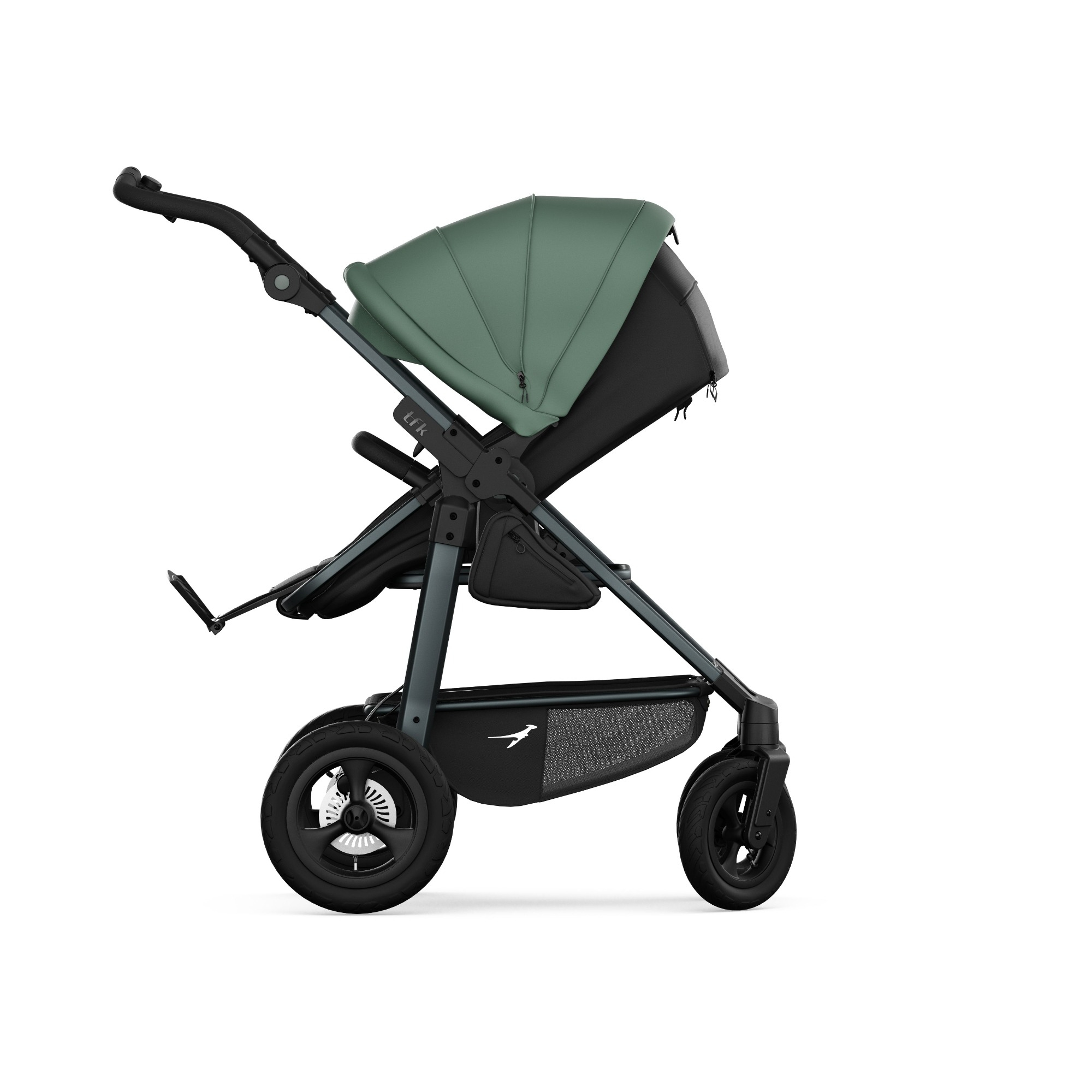 Kombi-Kinderwagen, tfk, Grün – Produktansicht