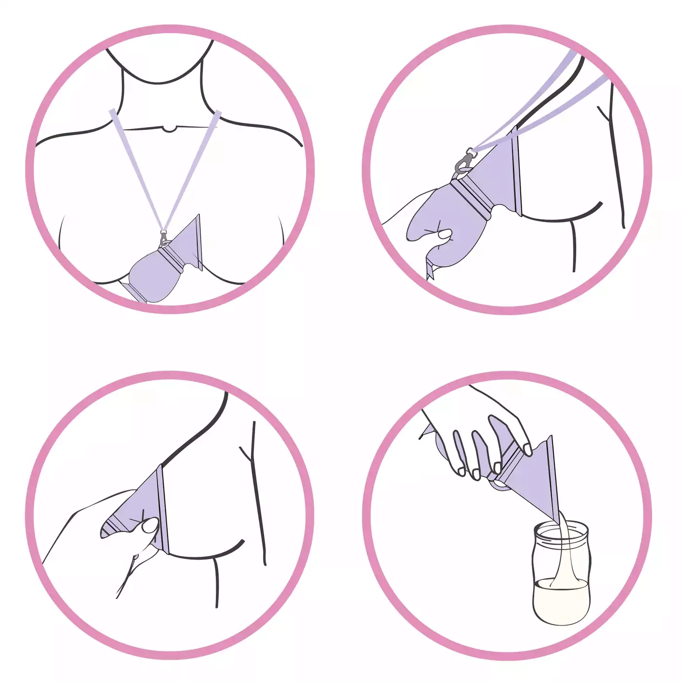 Milchpumpen, Lansinoh, Transparent – Produktansicht