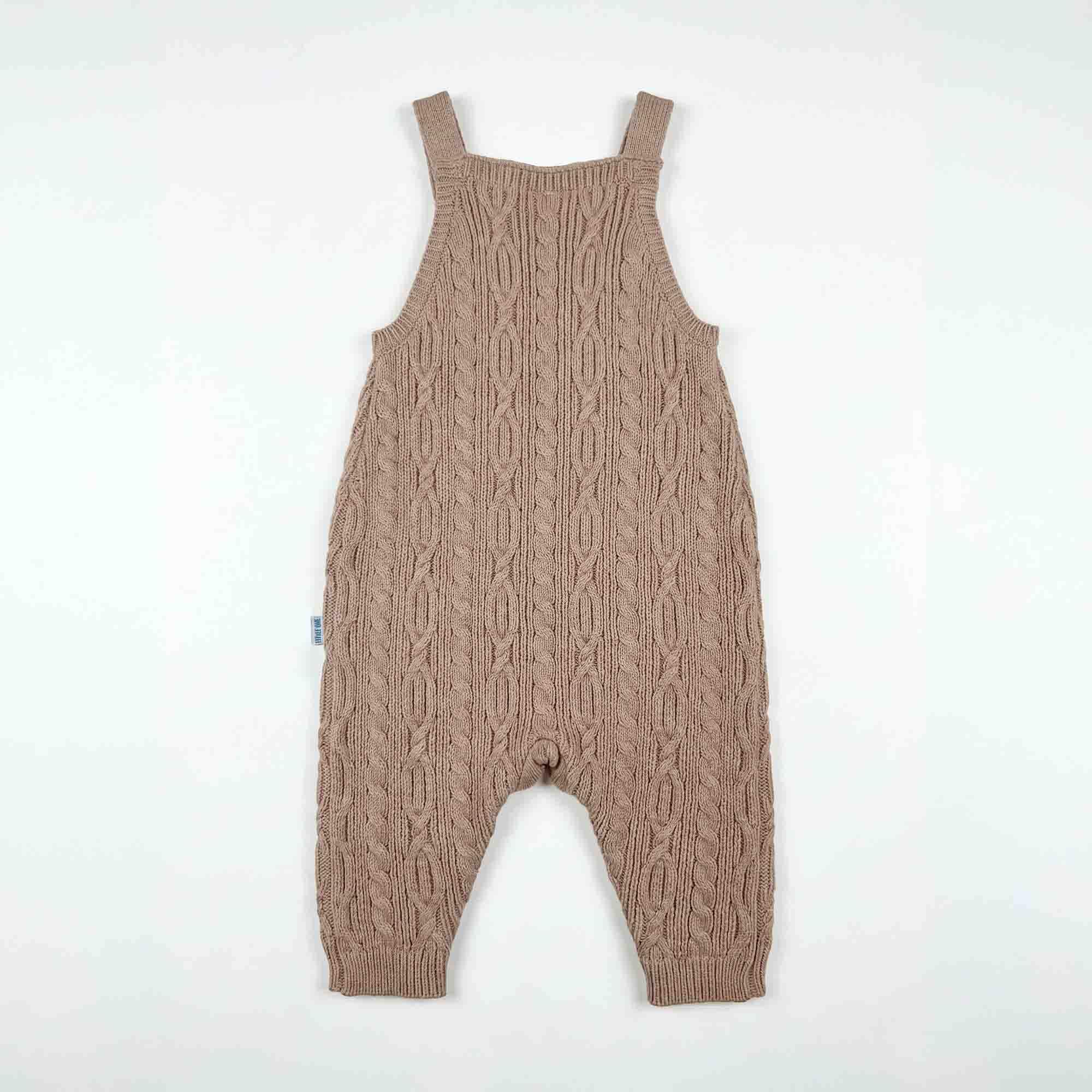 Latzhosen, LITTLE ONE, Beige – Besonderheit: Knöpfe für leichtes An- und Ausziehen