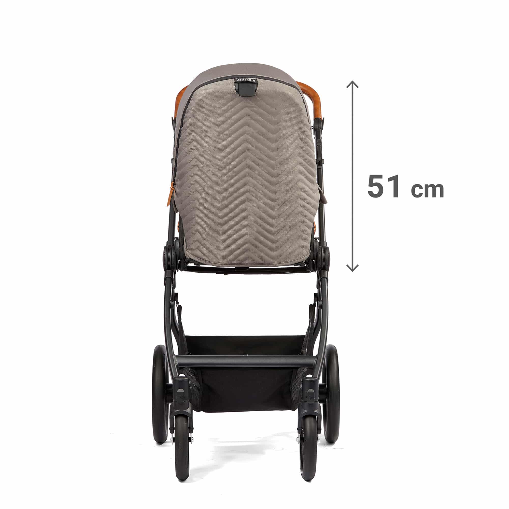 Kombi-Kinderwagen, GESSLEIN, Beige – Produktansicht